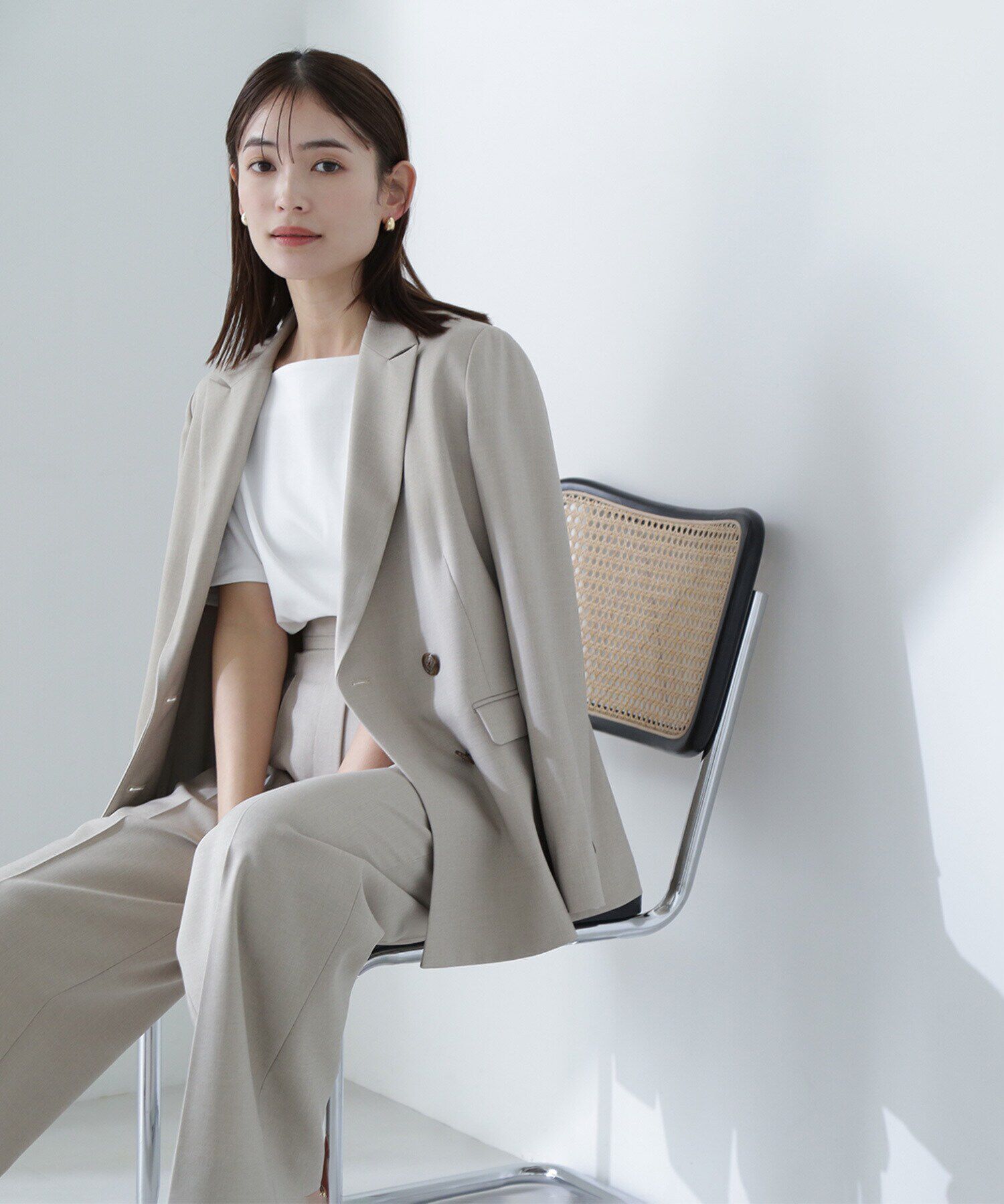  「クラッシー SETUP ダブルブレストジャケット」|その他|