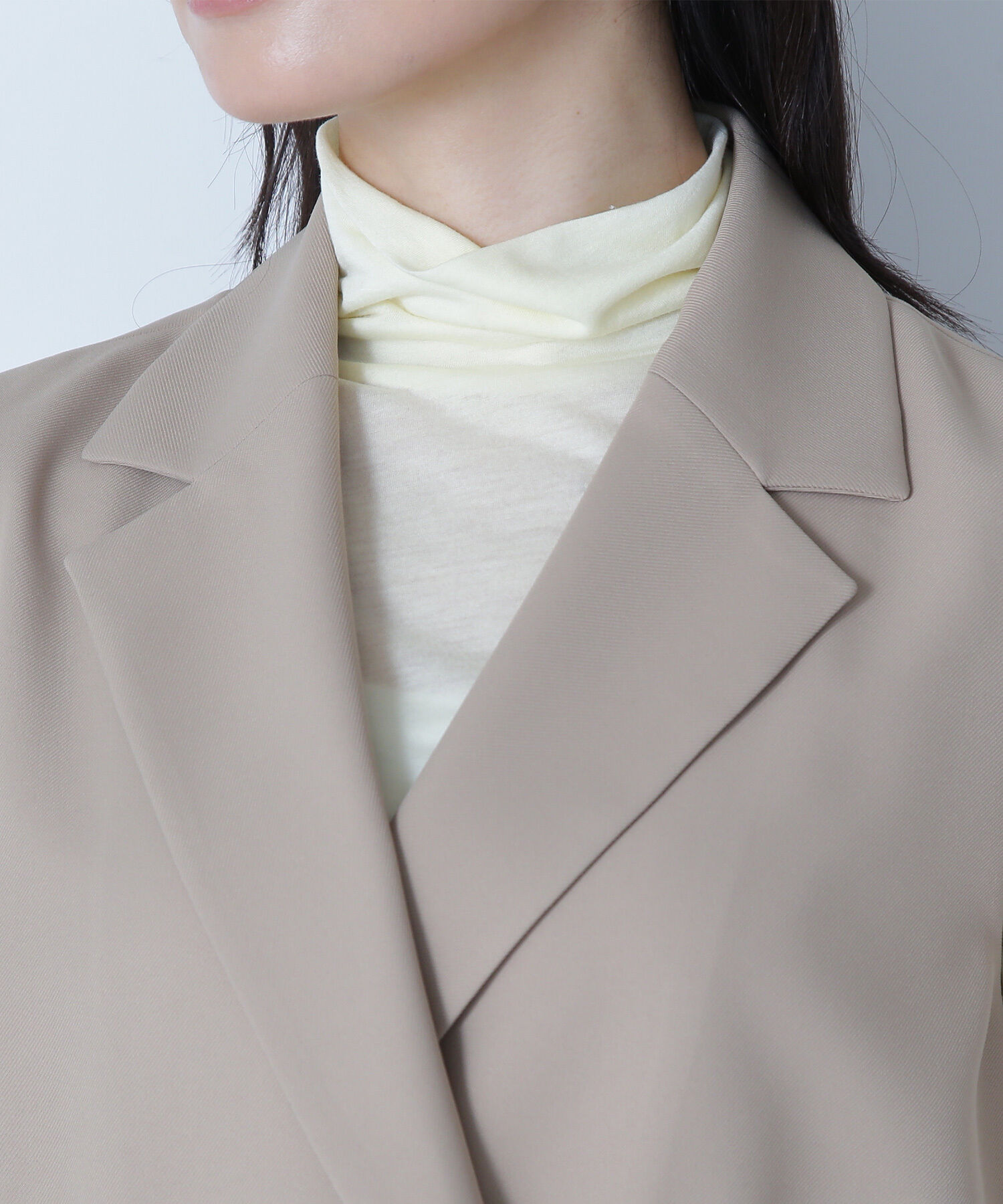  「リラクシーツイルシリーズ ダブルブレストテーラードジレ」|ブルゾン・スタジャン|