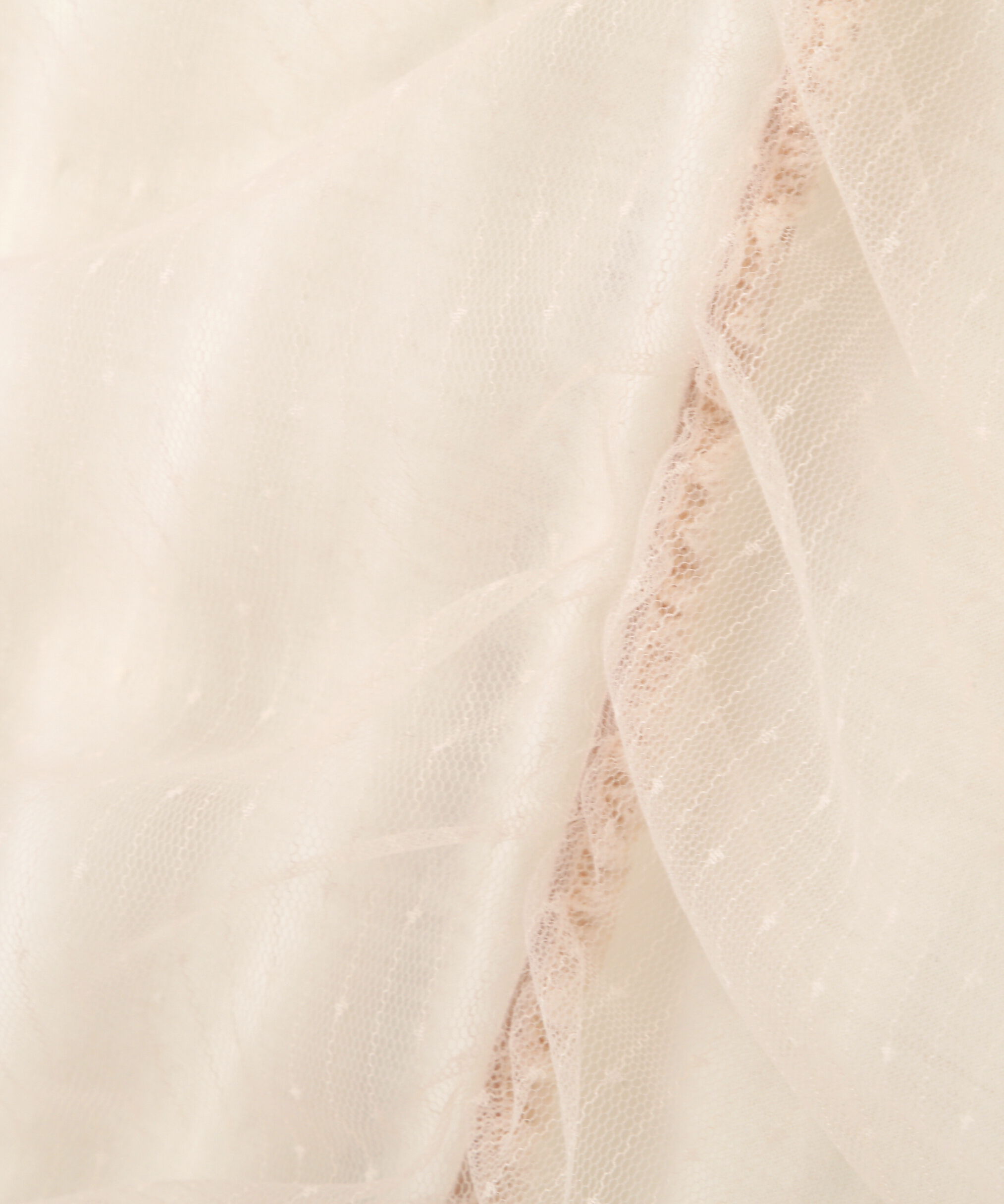  「ギャザーチュールレイヤードTシャツ」|Tシャツ・カットソー|