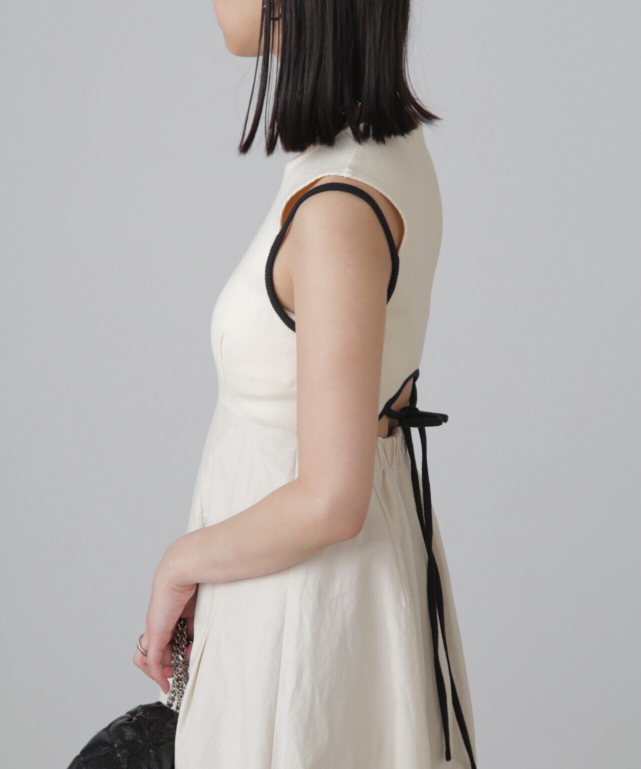  「ドッキングアウトカットフレアワンピース」|ワンピース|