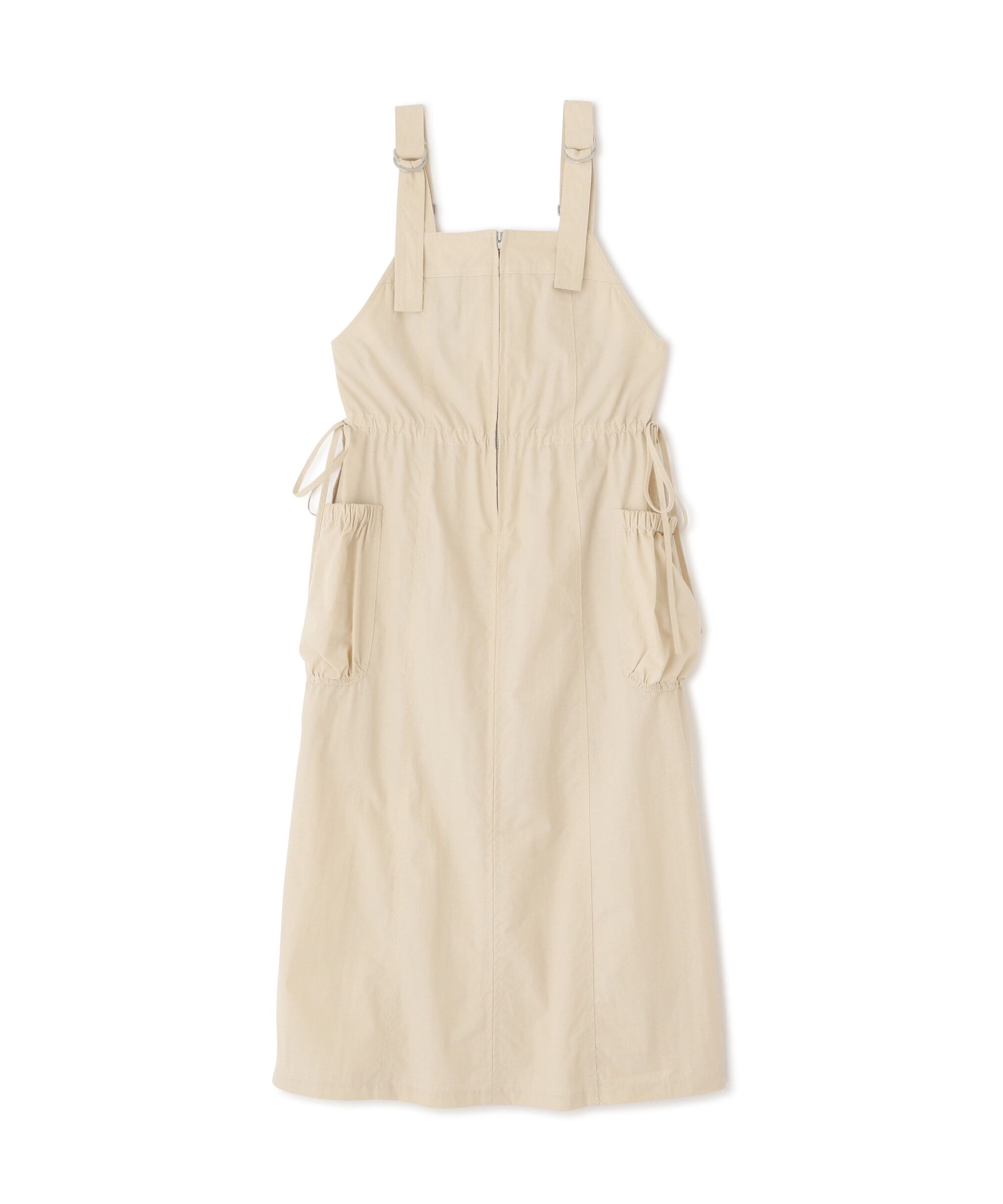  「フロントジップジャンパースカート」|ワンピース|