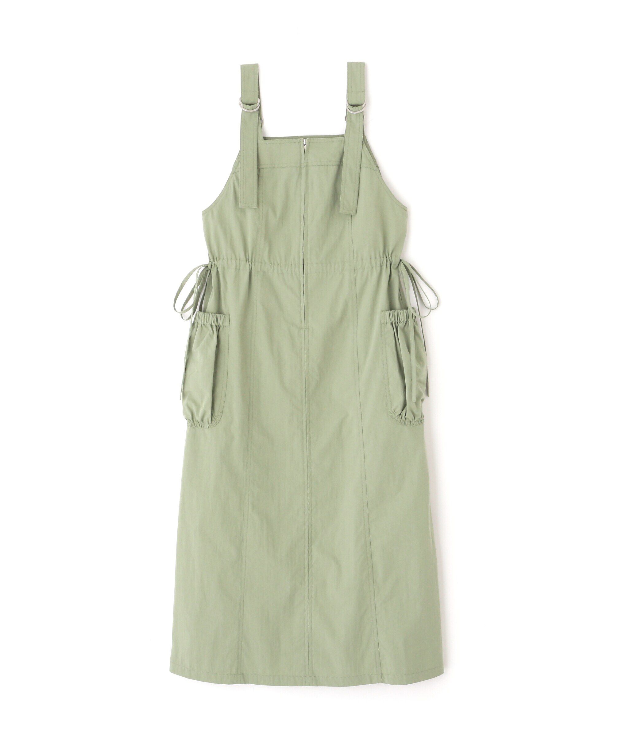  「フロントジップジャンパースカート」|ワンピース|