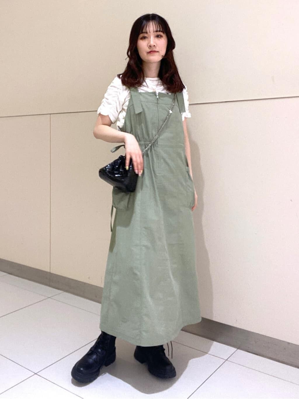  「フロントジップジャンパースカート」|ワンピース|