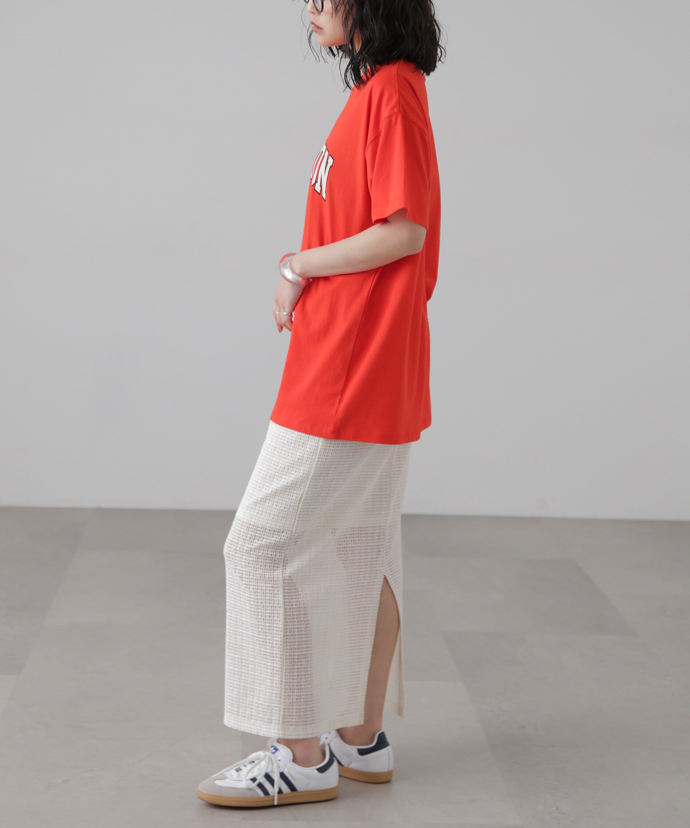  「カレッジロゴビッグTシャツ」|Tシャツ・カットソー|