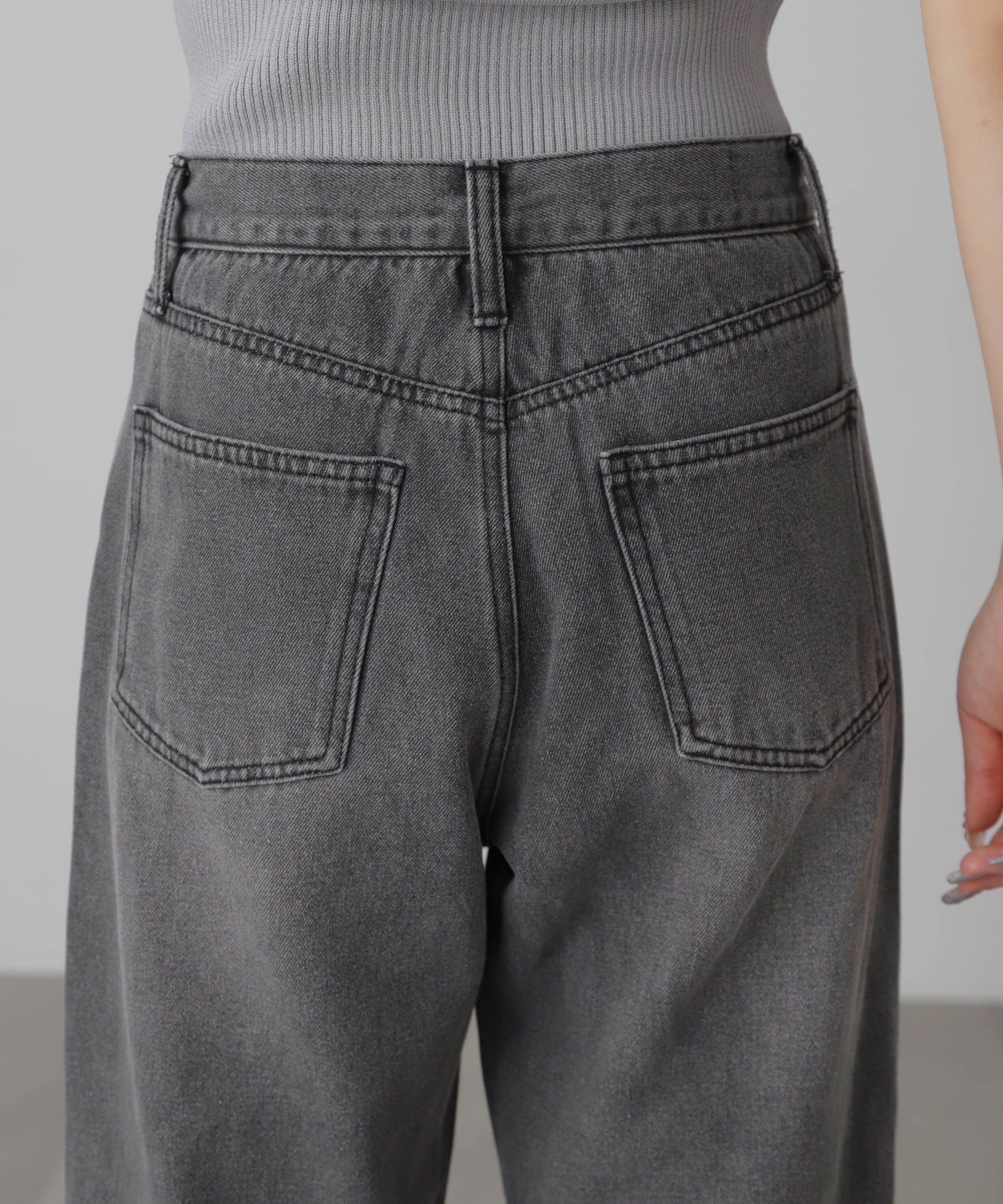  「[XS-Lサイズ展開]ストレートデニムパンツ」|その他|