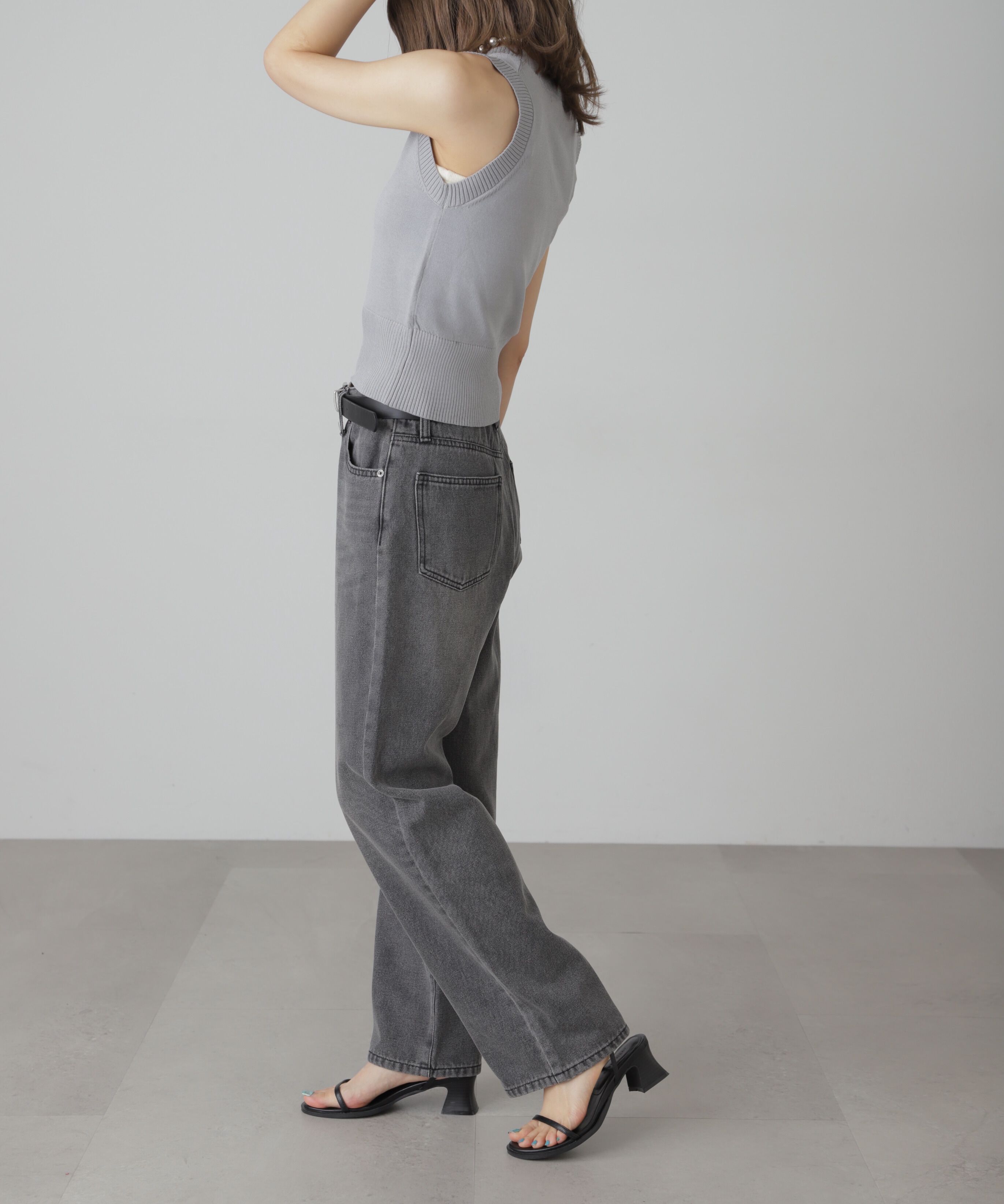  「[XS-Lサイズ展開]ストレートデニムパンツ」|その他|