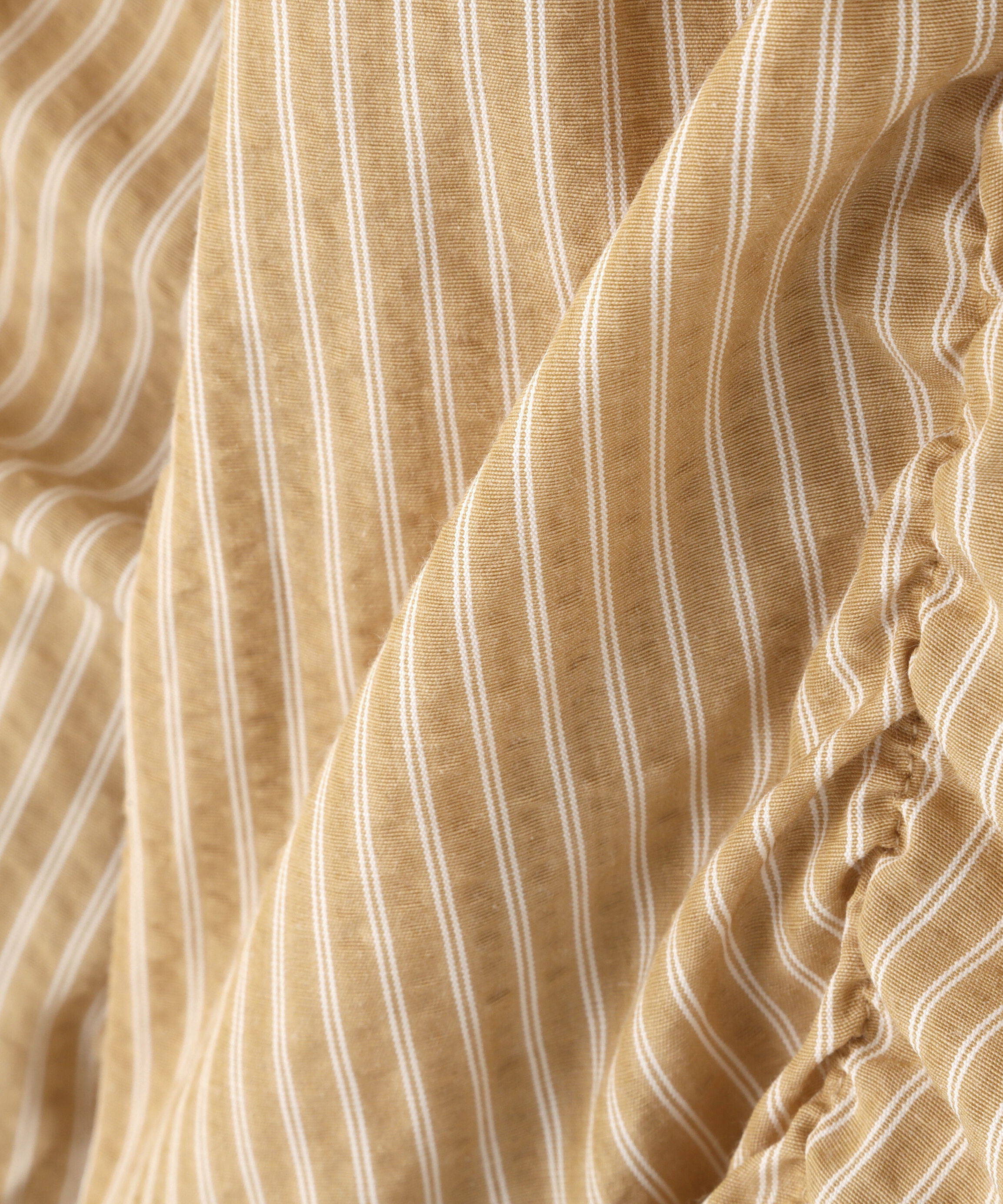  「シャーリングストライプシャツ」|シャツ・ブラウス|