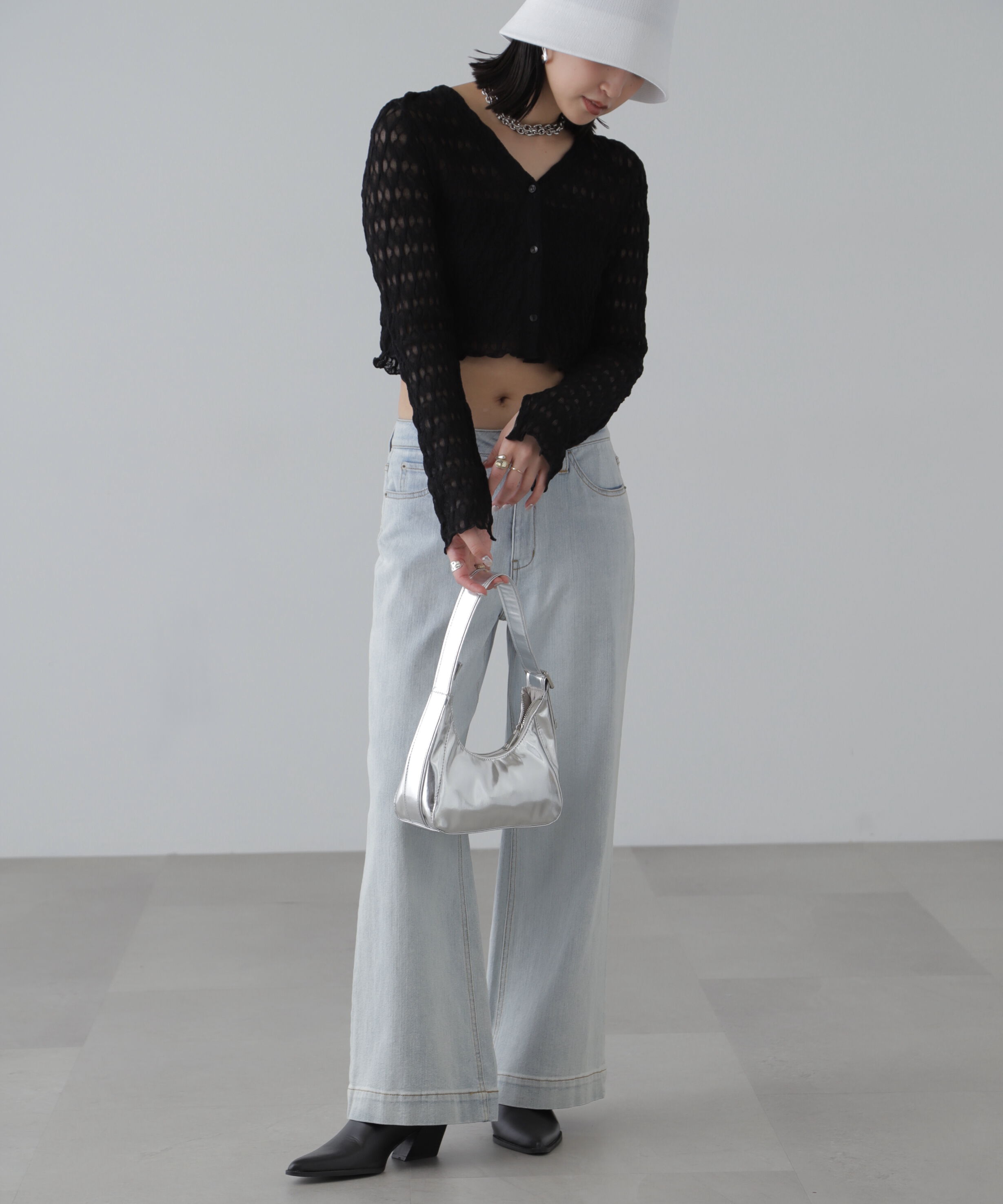  「シアーチュールカーディガン」|Tシャツ・カットソー|