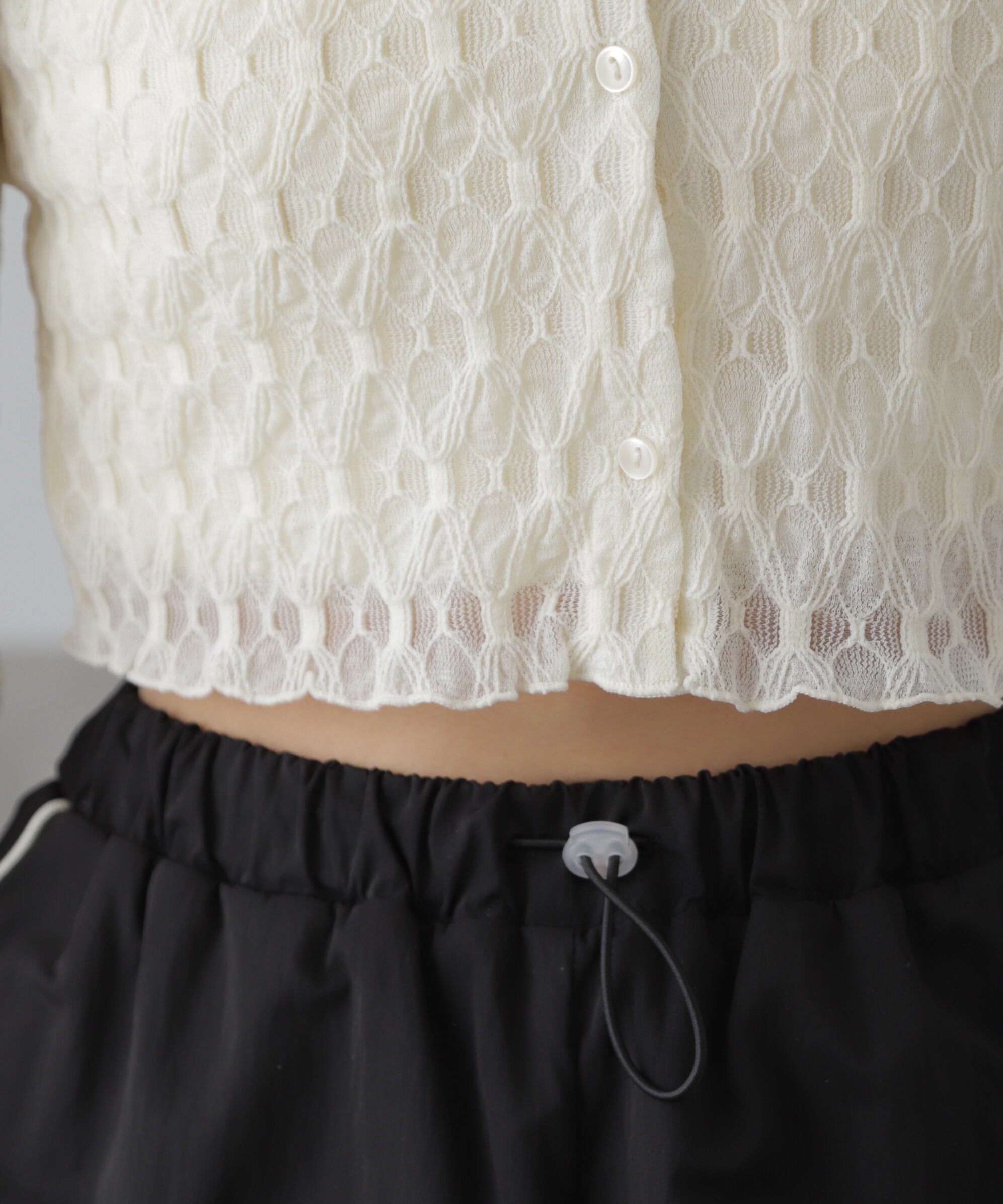  「シアーチュールカーディガン」|Tシャツ・カットソー|