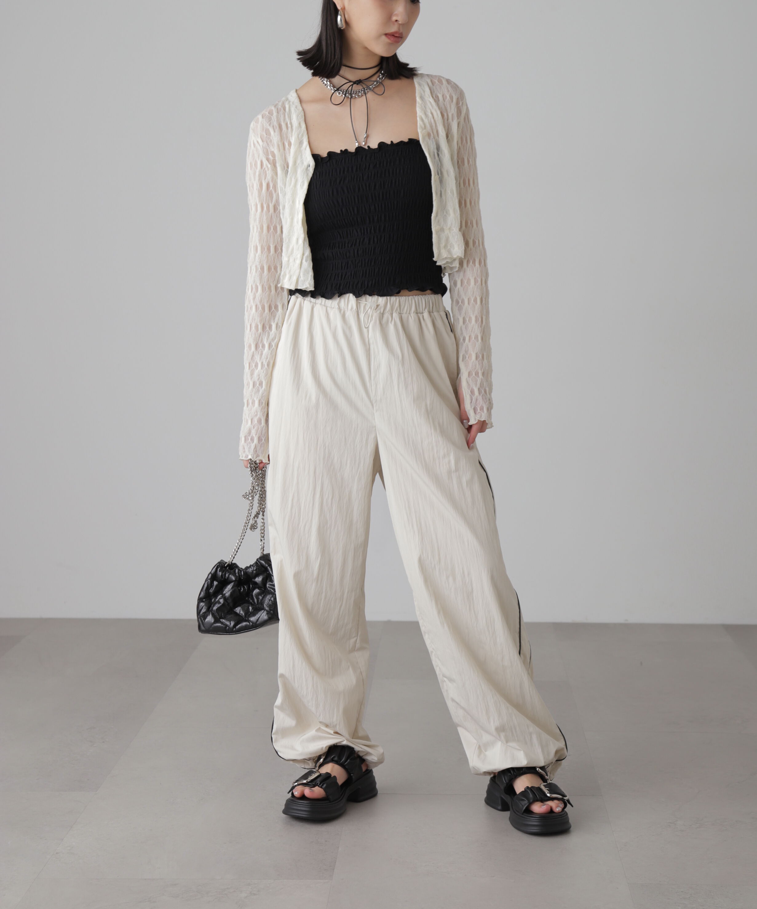  「シアーチュールカーディガン」|Tシャツ・カットソー|