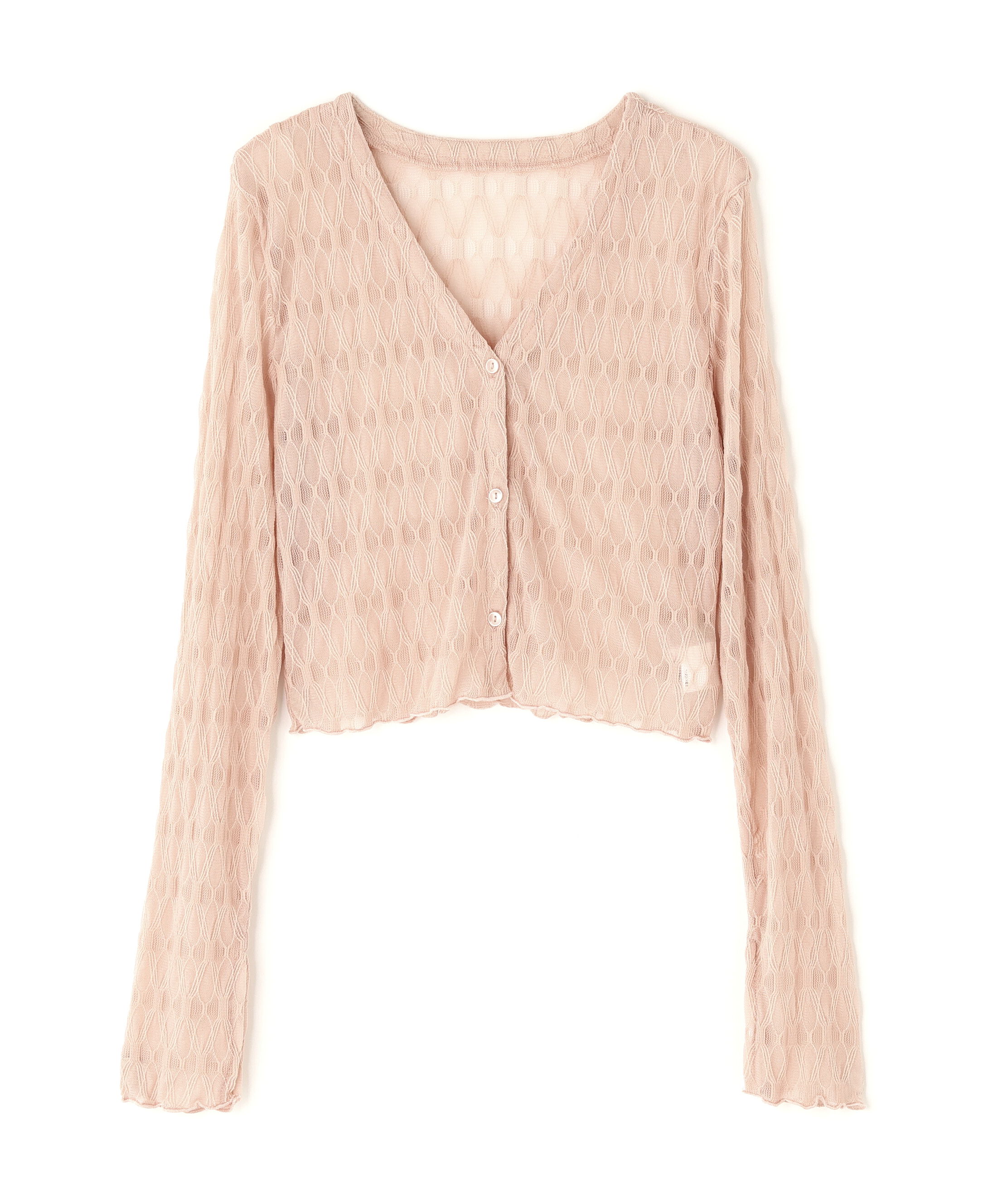  「シアーチュールカーディガン」|Tシャツ・カットソー|