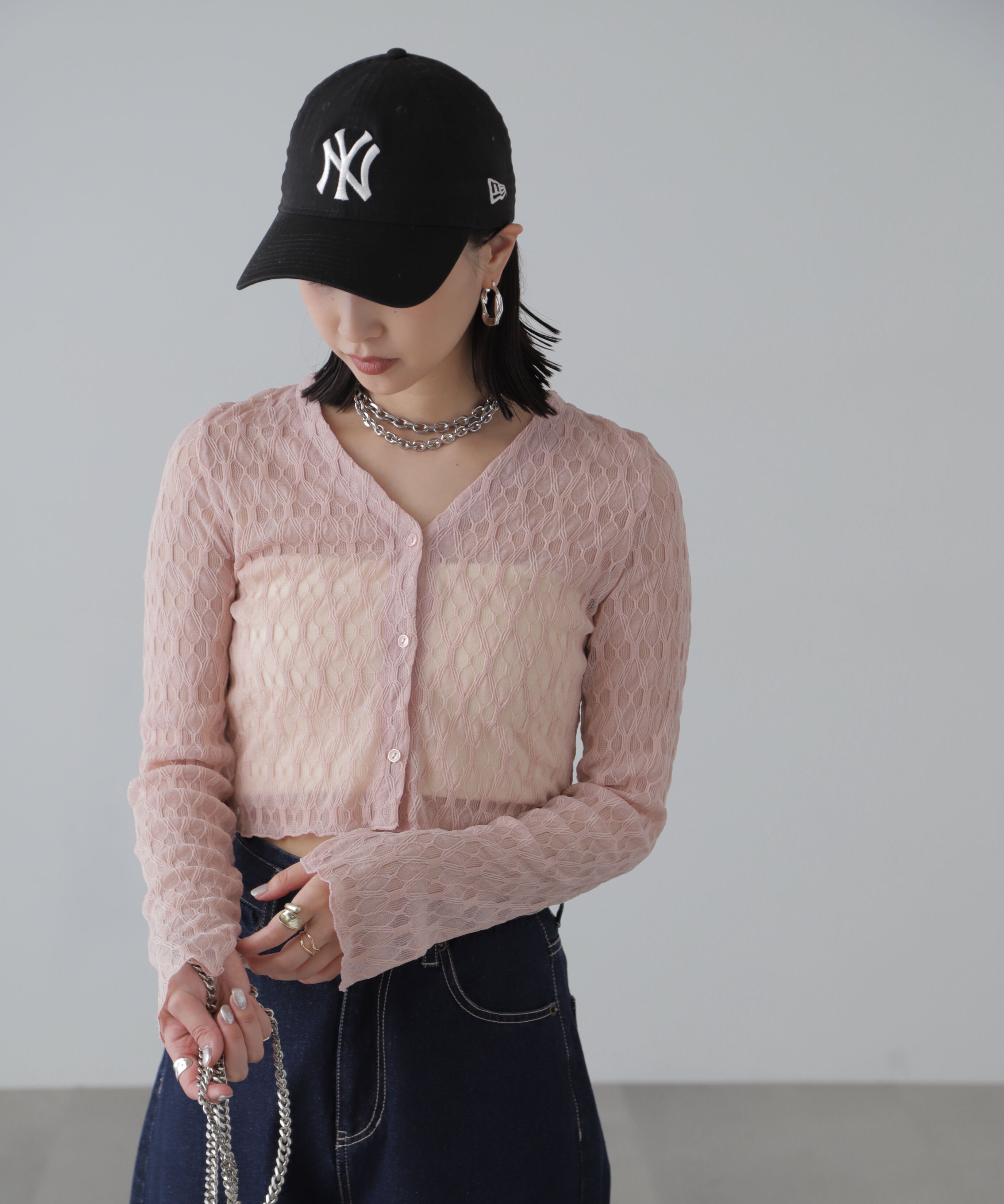  「シアーチュールカーディガン」|Tシャツ・カットソー|