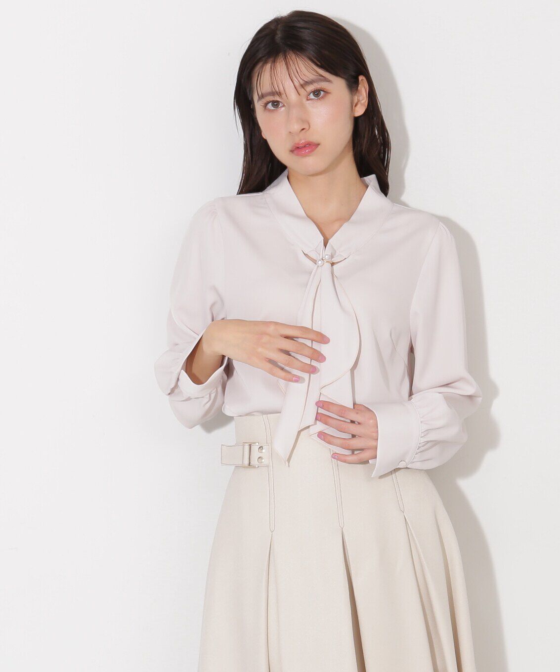  「ラッフルボウタイブラウス」|シャツ・ブラウス|