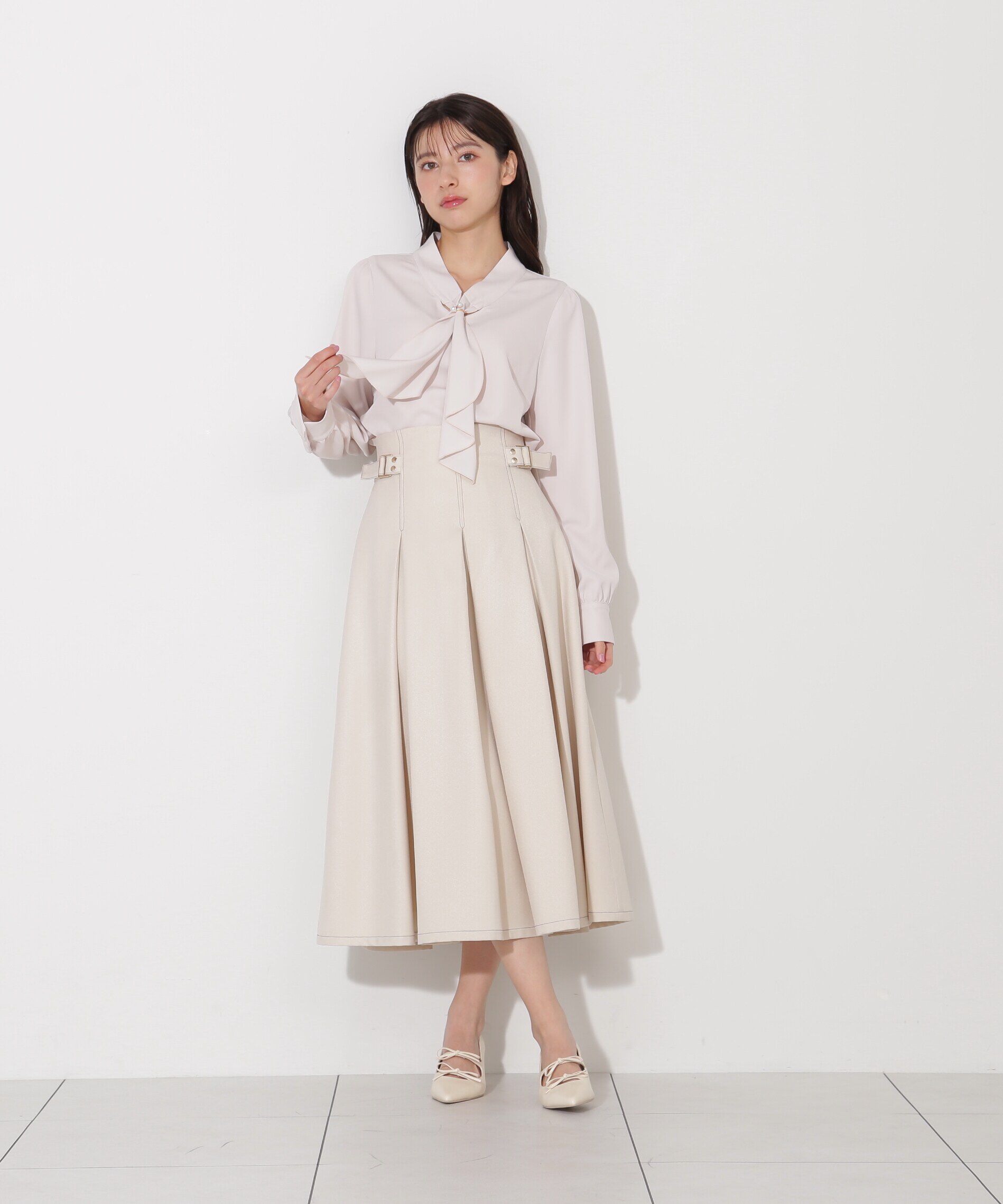  「ラッフルボウタイブラウス」|シャツ・ブラウス|