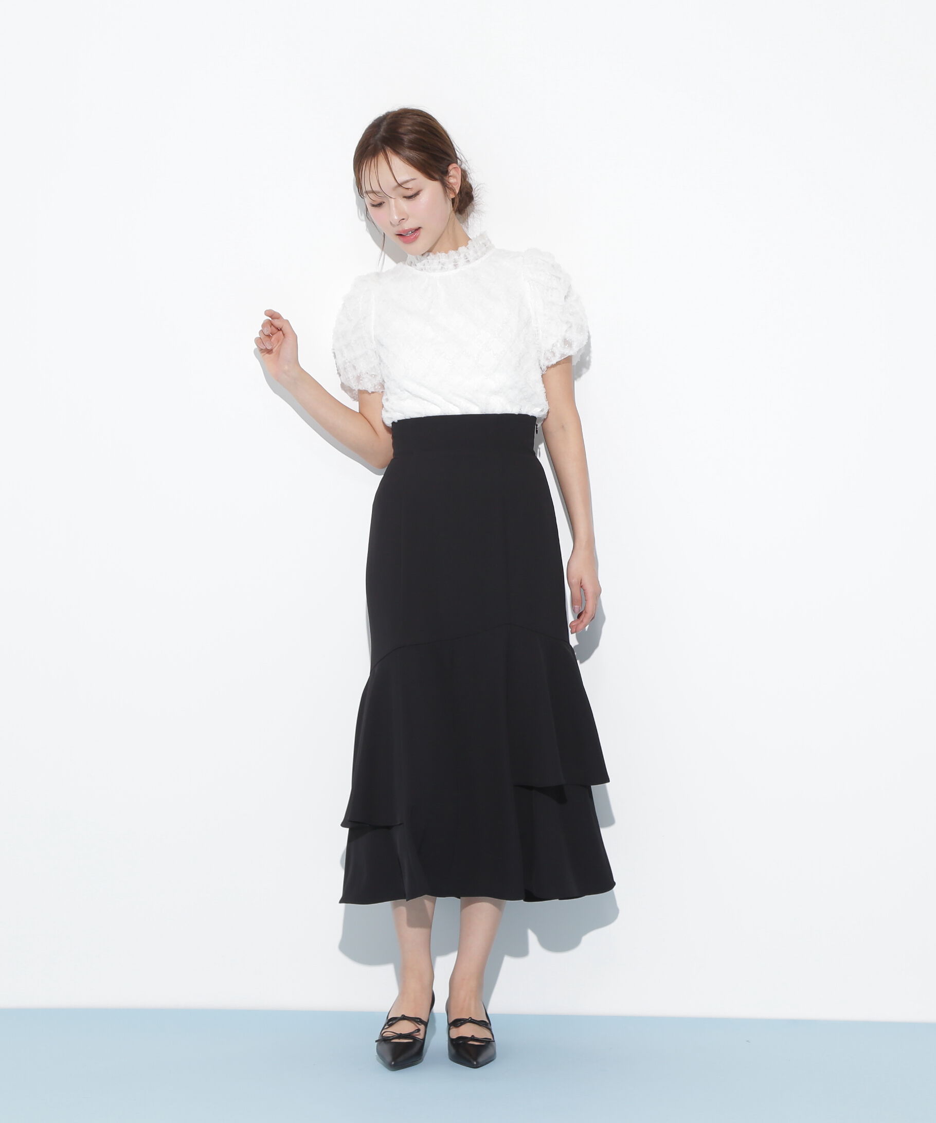  「アシメマーメイドスカート」|スカート|