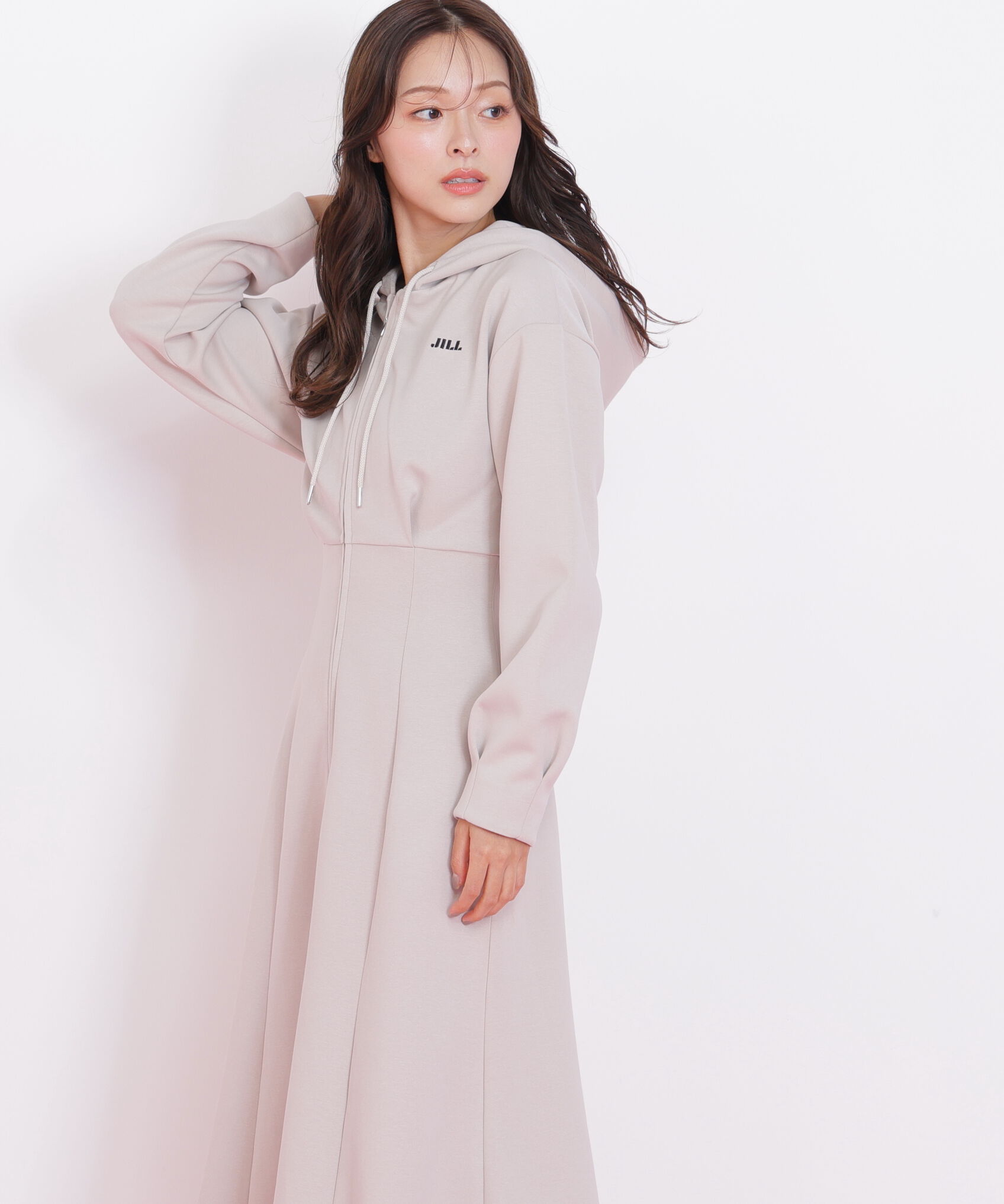  「ダイバーフーディーロングワンピース」|ワンピース|