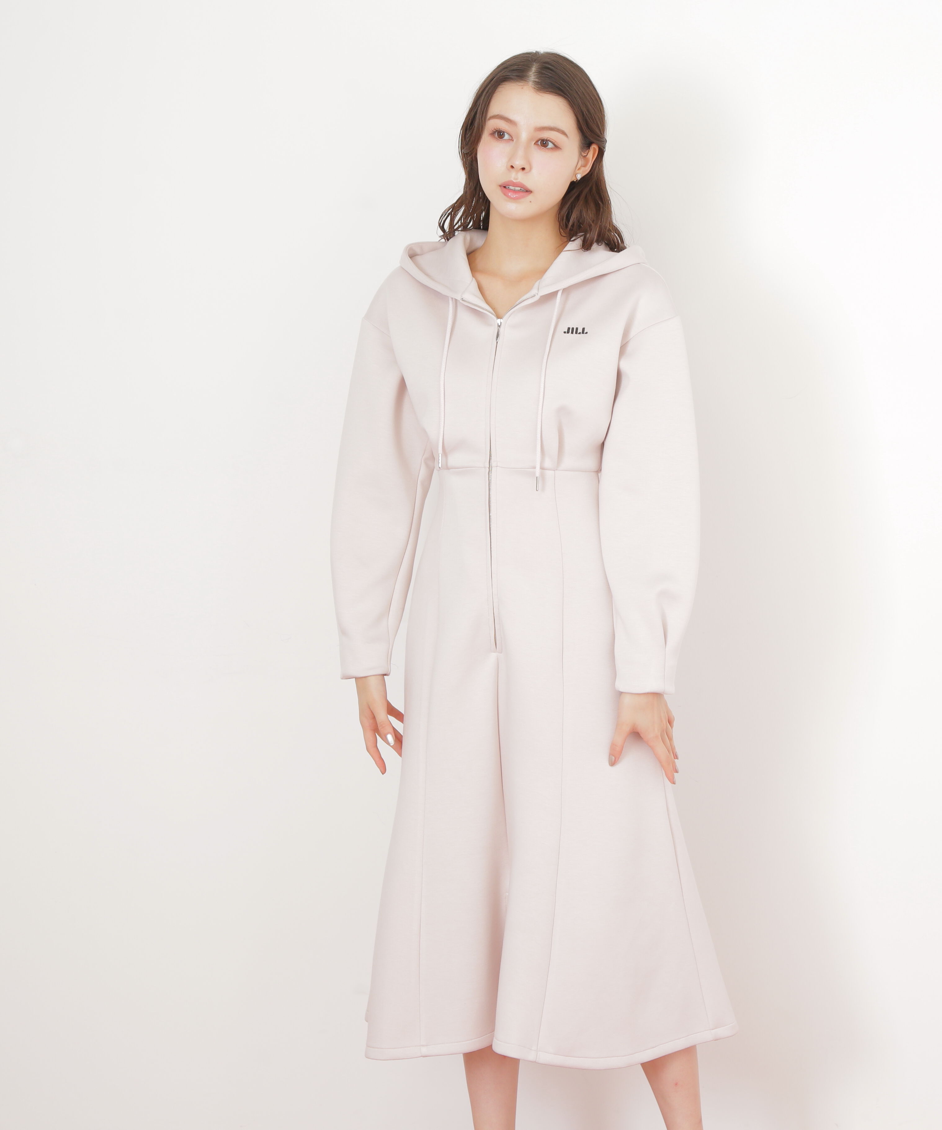  「ダイバーフーディーロングワンピース」|ワンピース|