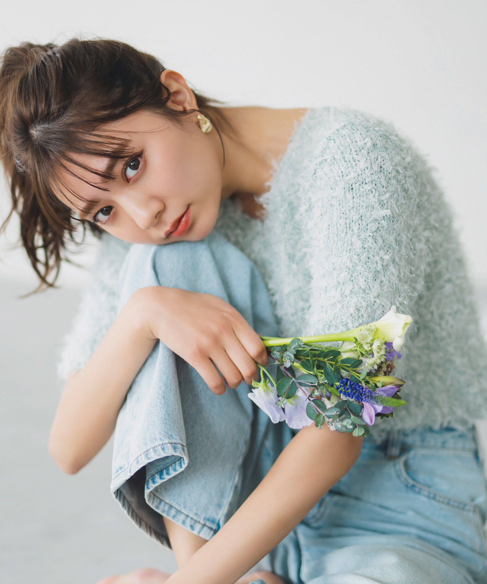 PROPORTION BODY DRESSING「ワイドデニムパンツ 新色カラー：ブルー」|その他|