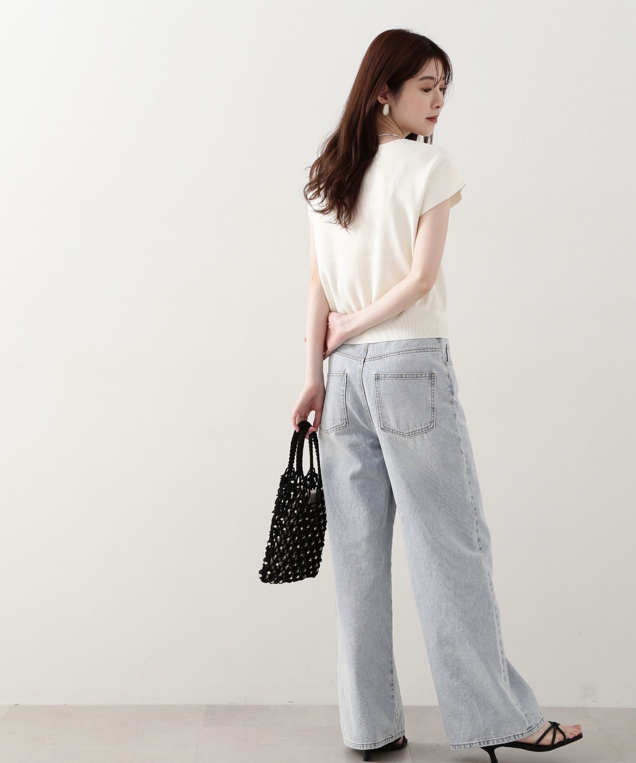 PROPORTION BODY DRESSING「ワイドデニムパンツ 新色カラー：ブルー」|その他|