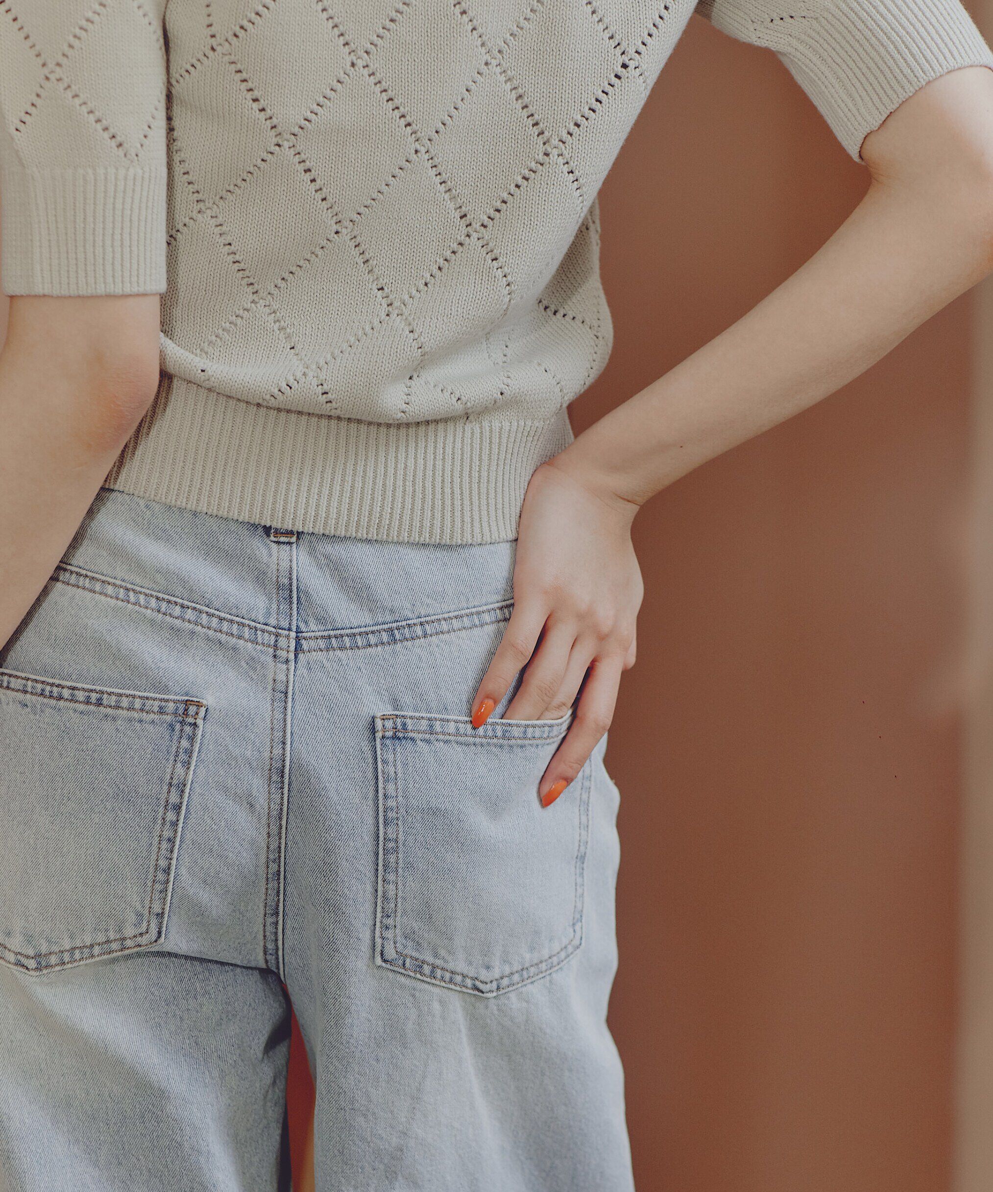 PROPORTION BODY DRESSING「ワイドデニムパンツ 新色カラー：ブルー」|その他|