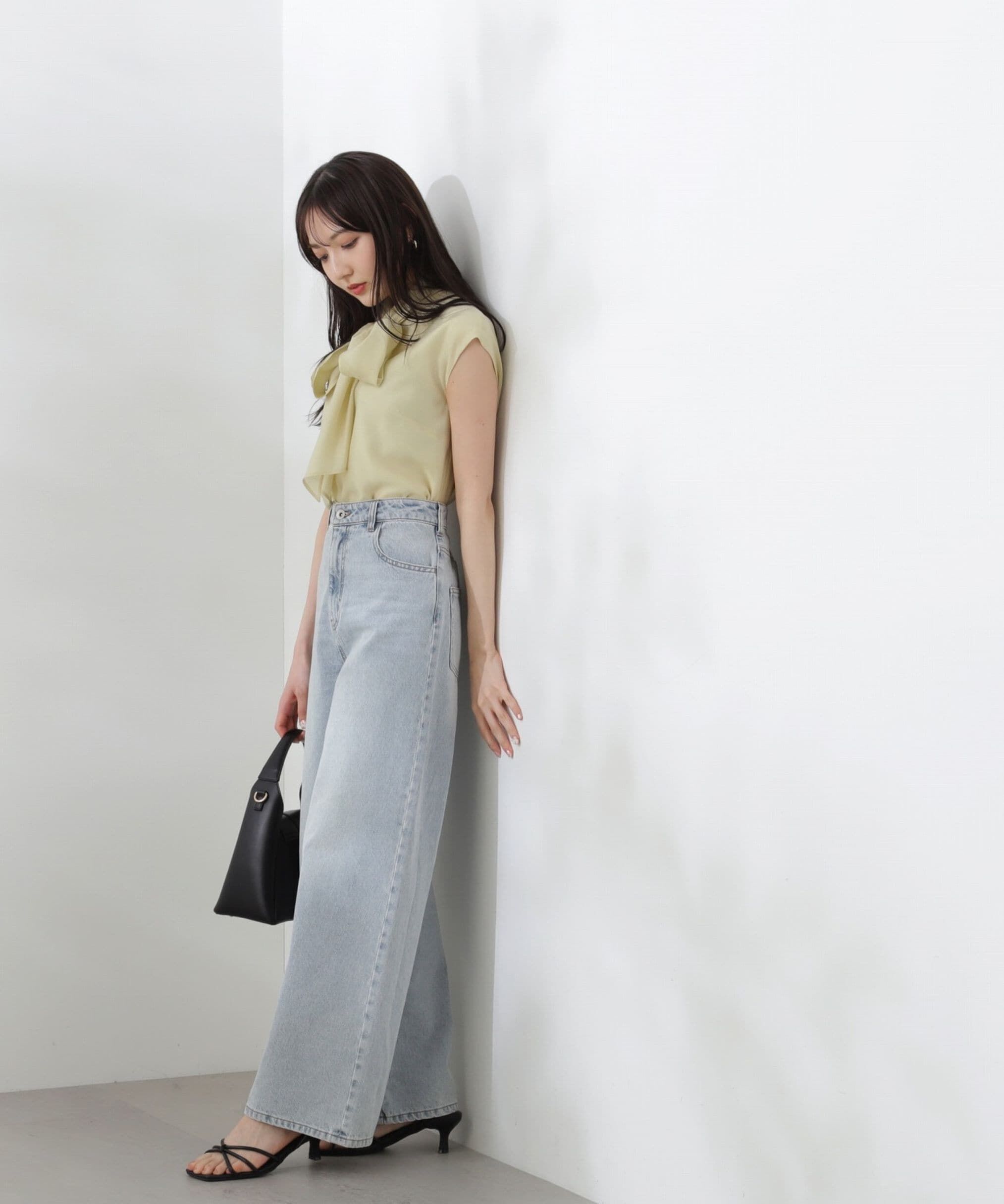 PROPORTION BODY DRESSING「ワイドデニムパンツ 新色カラー：ブルー」|その他|