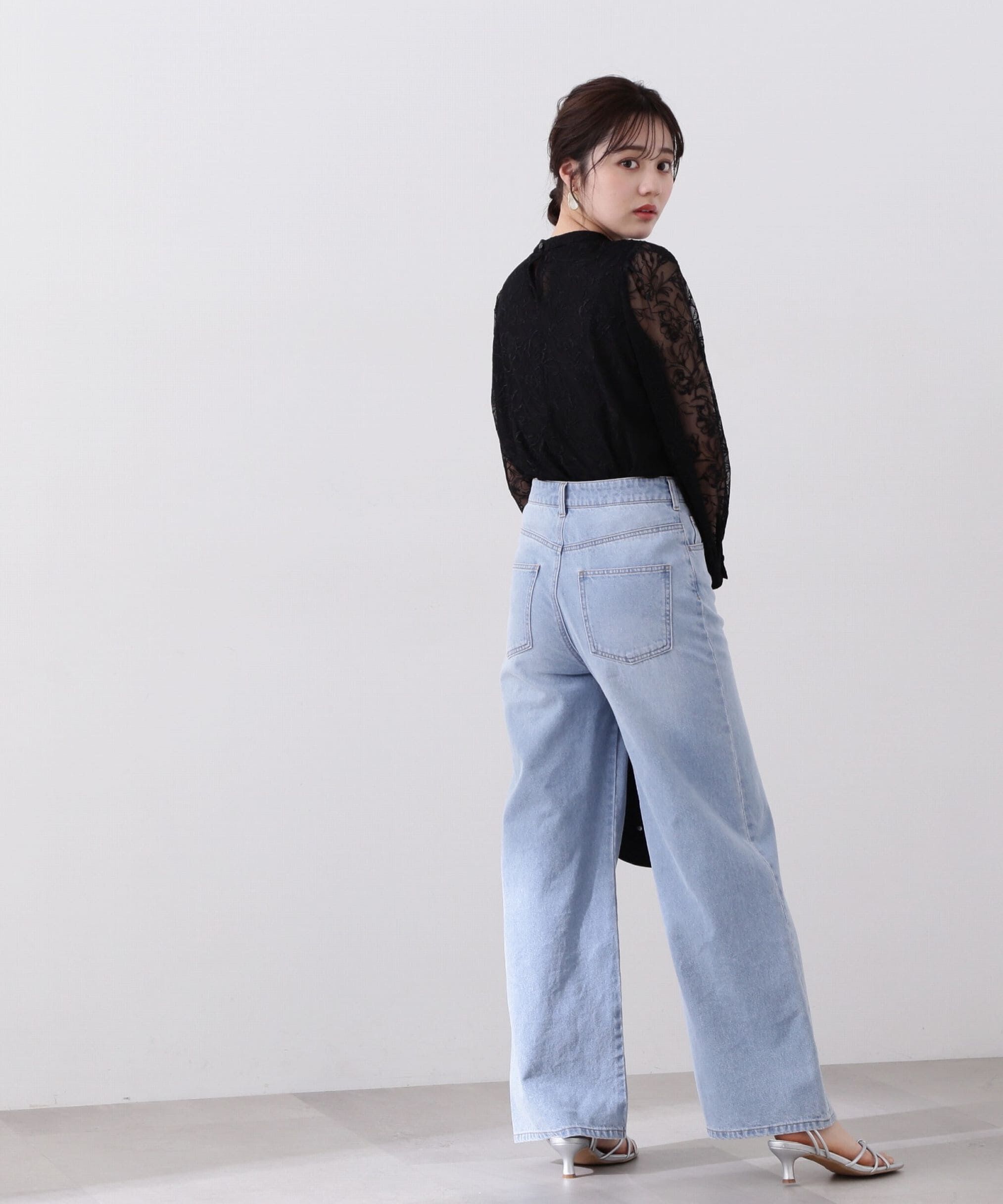 PROPORTION BODY DRESSING「ワイドデニムパンツ 新色カラー：ブルー」|その他|