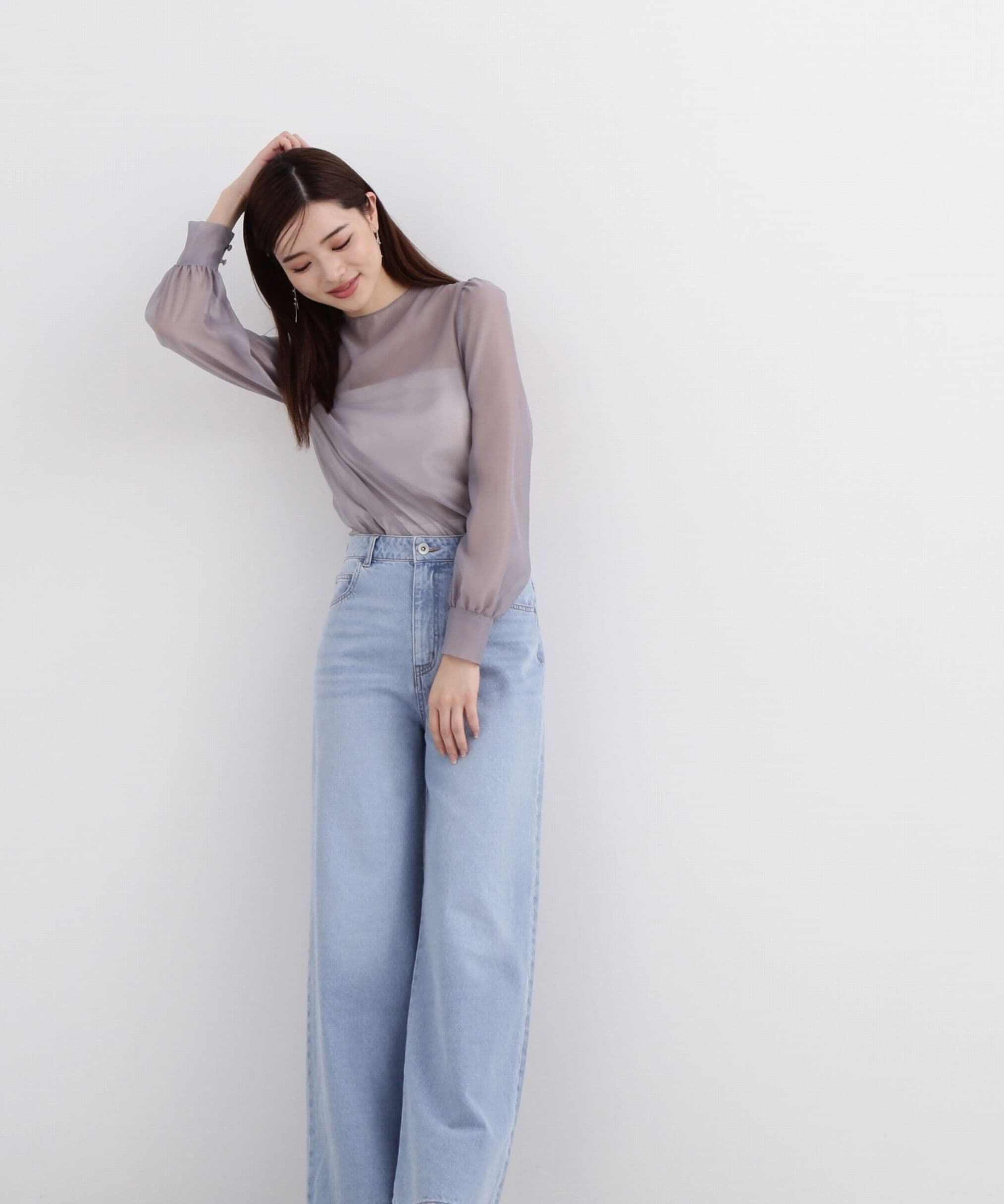 PROPORTION BODY DRESSING「ワイドデニムパンツ 新色カラー：ブルー」|その他|