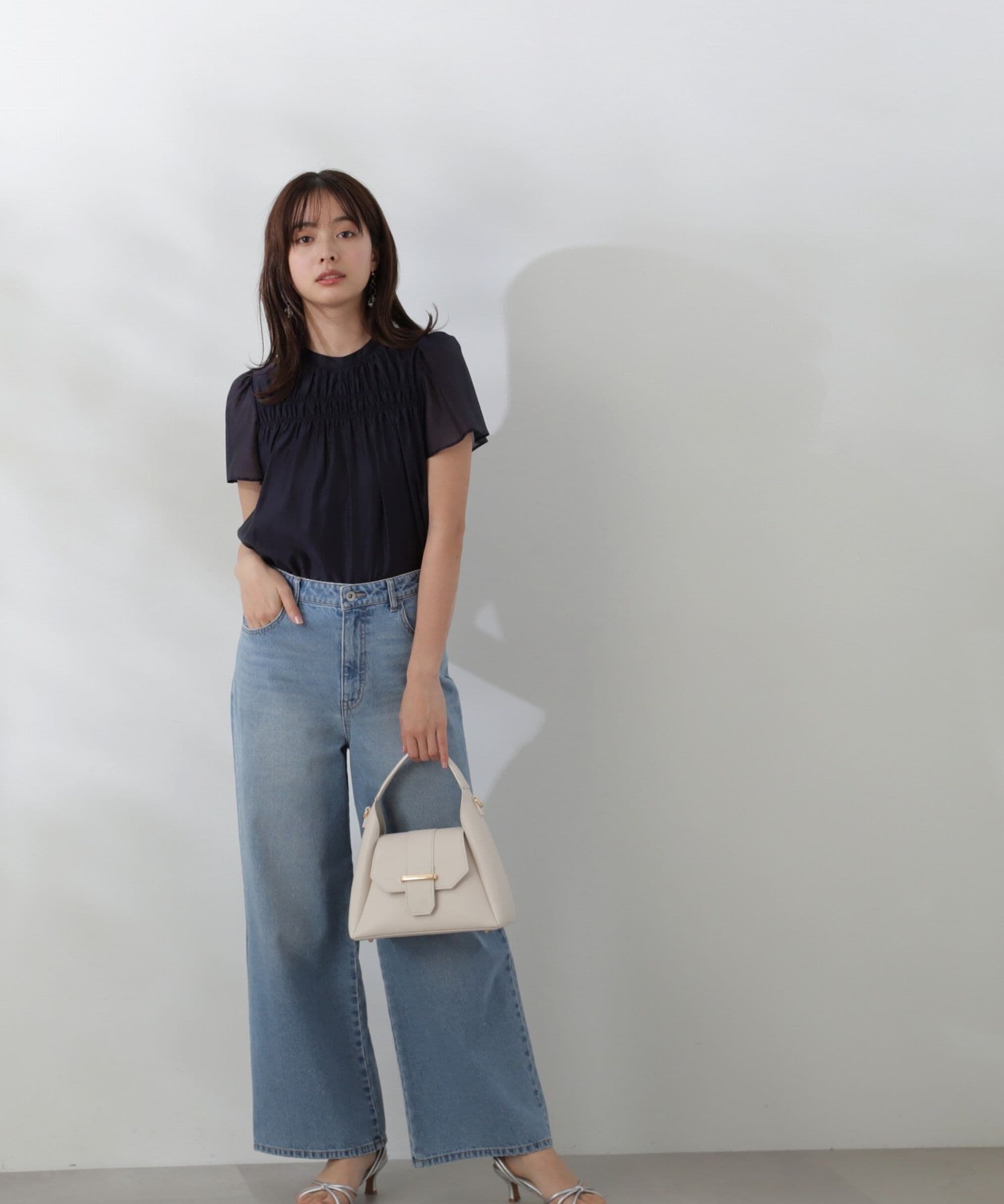 PROPORTION BODY DRESSING「ワイドデニムパンツ 新色カラー：ブルー」|その他|