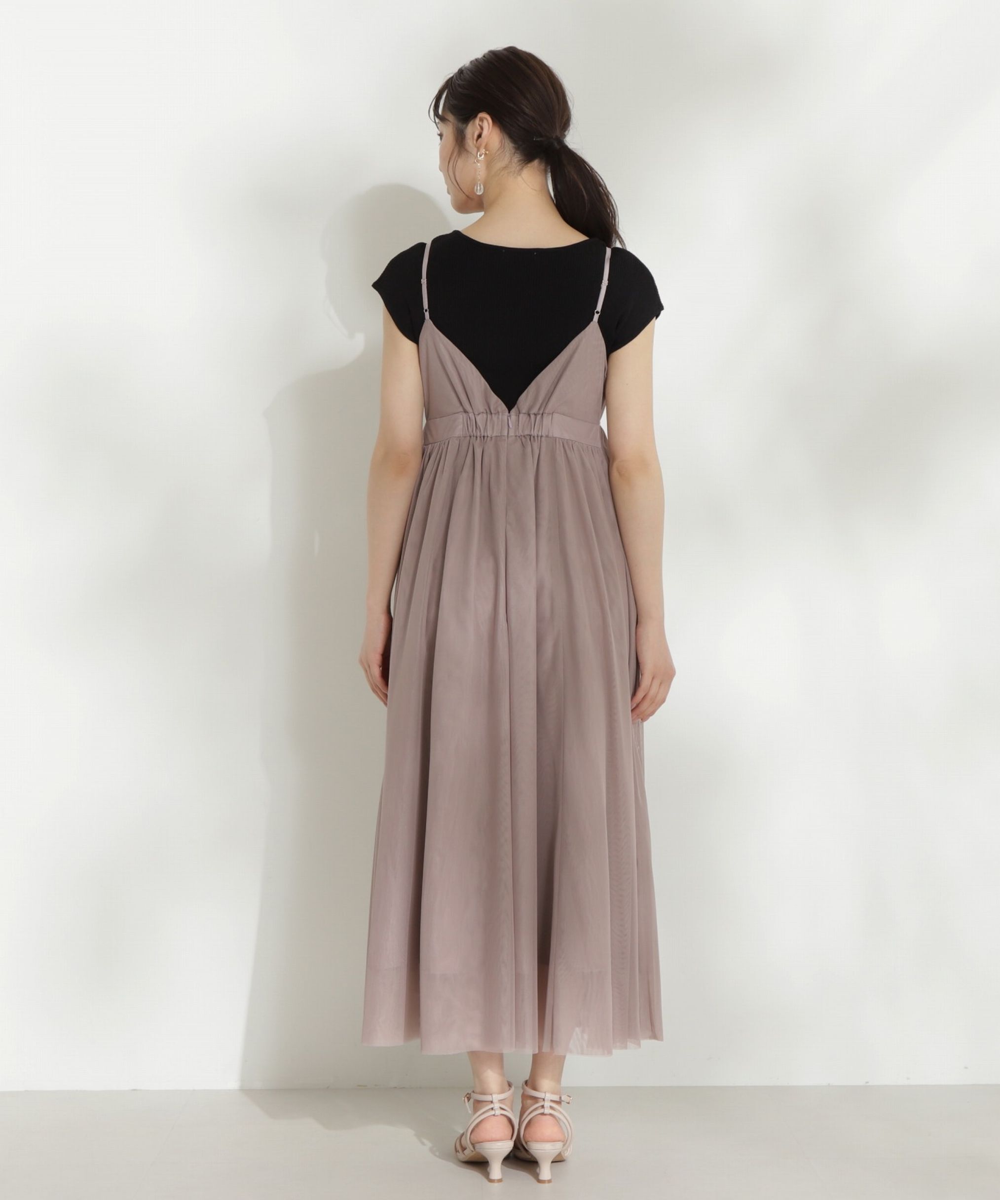 PROPORTION BODY DRESSING「チュールキャミワンピース」|ワンピース|