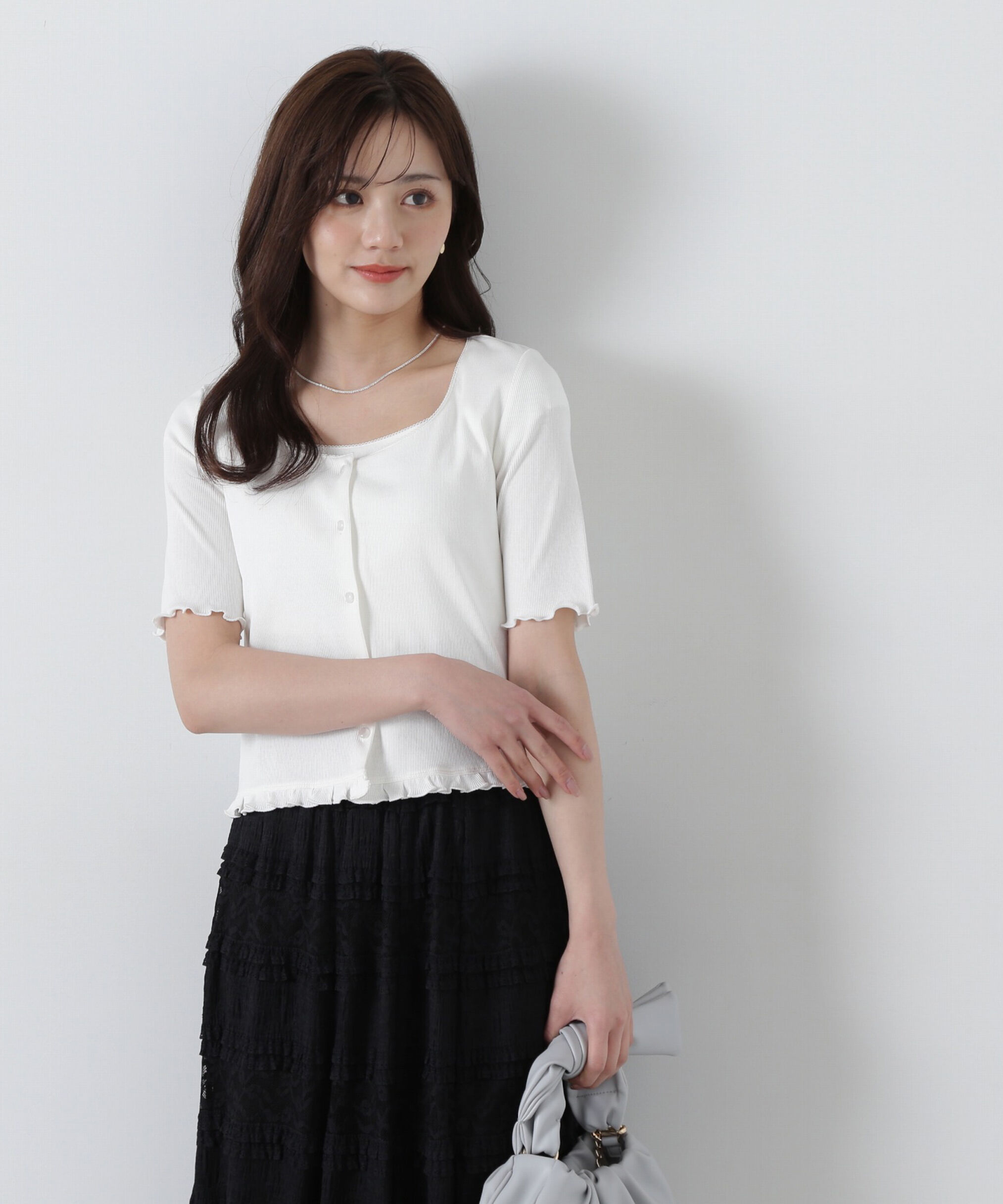 PROPORTION BODY DRESSING「テレコセットアップ」|Tシャツ・カットソー|ホワイト