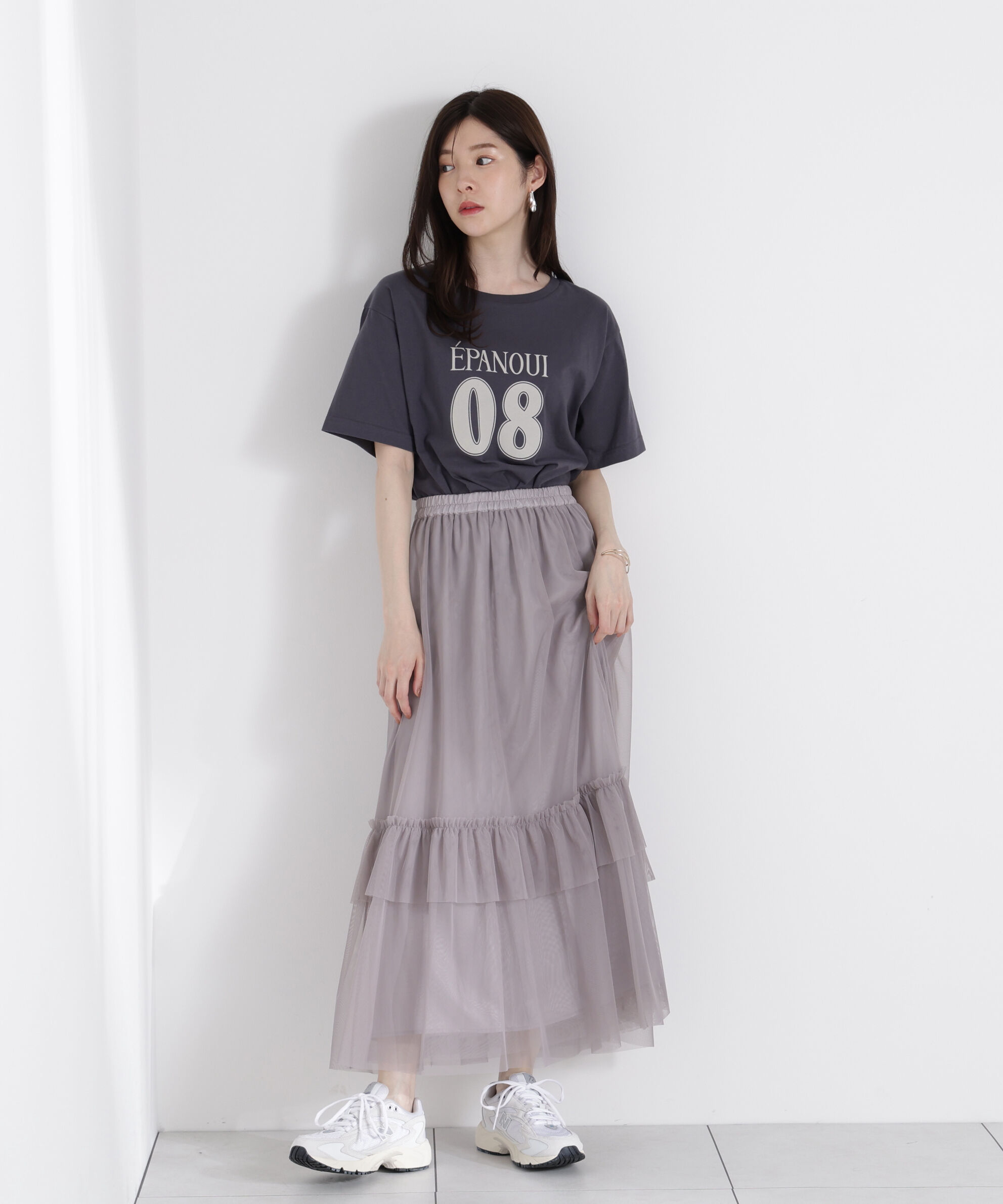 PROPORTION BODY DRESSING「チュールティアードスカート」|スカート|