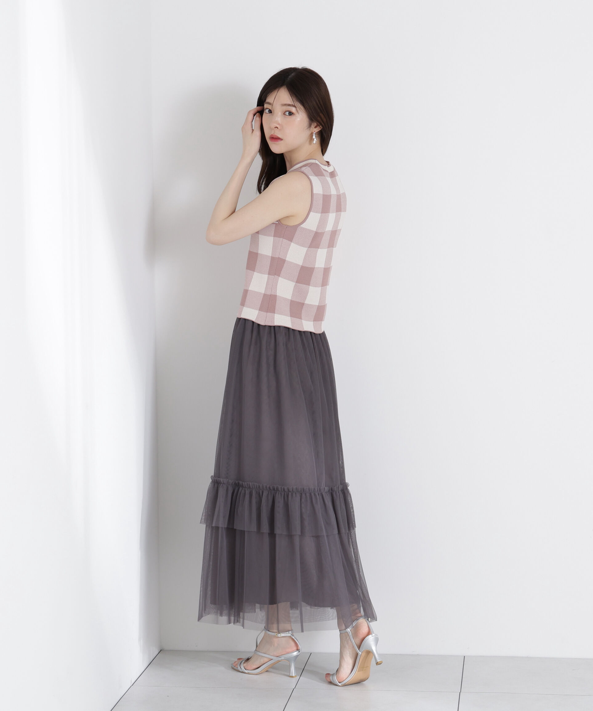 PROPORTION BODY DRESSING「チュールティアードスカート」|スカート|