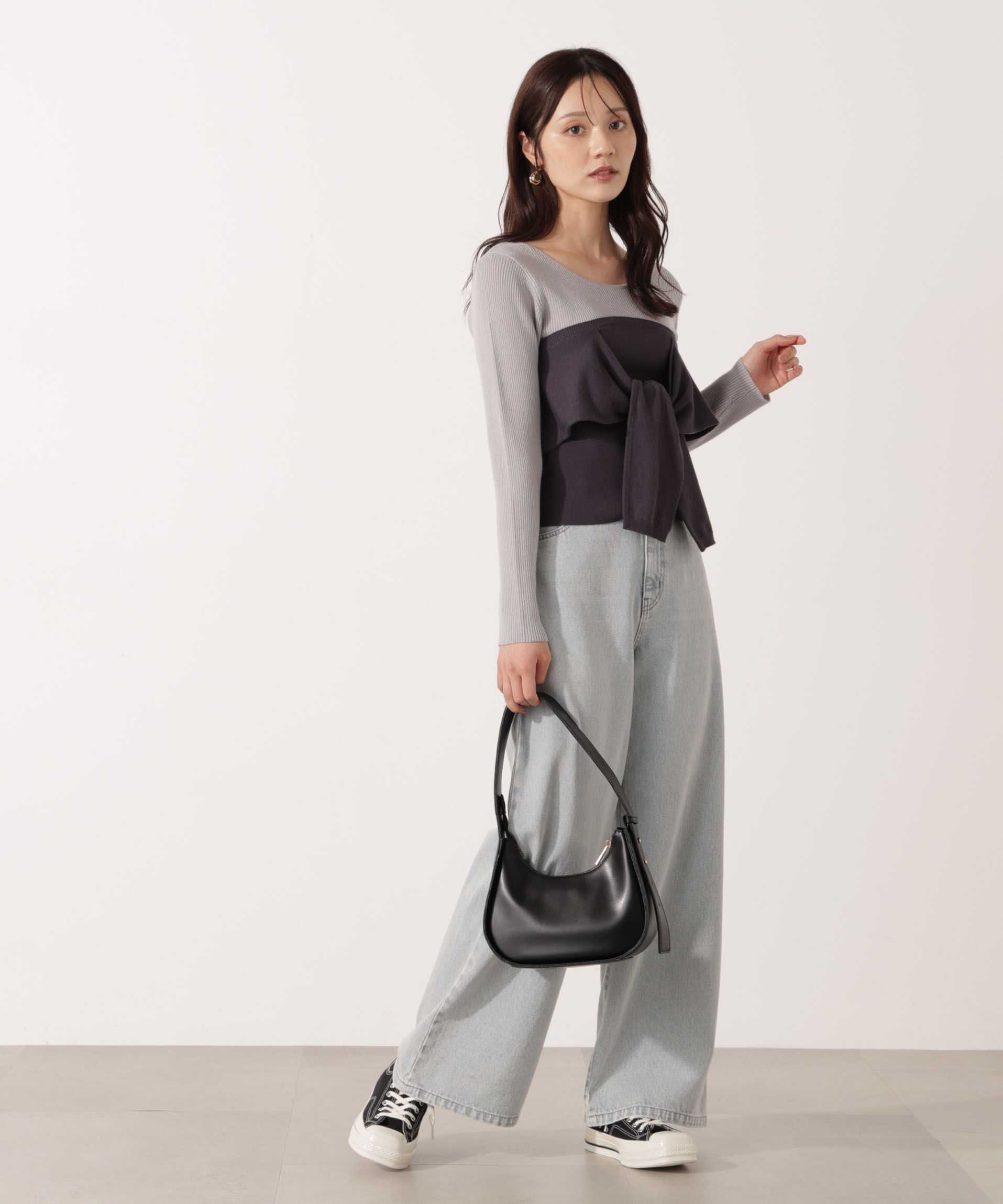 PROPORTION BODY DRESSING「レイヤード風ニット」|ニット・セーター|