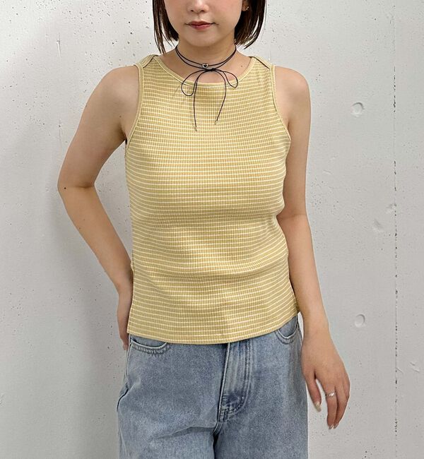 archives「&rsquo;アソートＢＤクロスネックタンク&rsquo;」|タンクトップ|WHITE/BEIGE