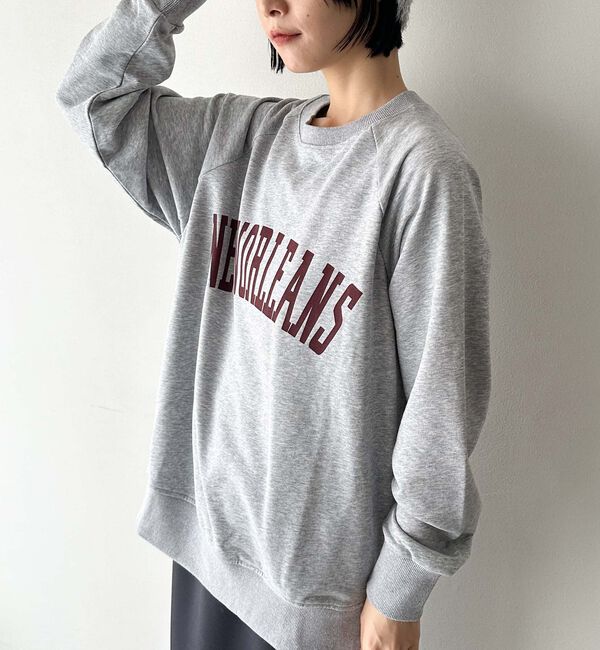 Doux archives「Ｓｉｄｅ　Ｚｉｐ　Ｌｏｇｏ　Ｓｗｅａｔ」|Tシャツ・カットソー|GRAY