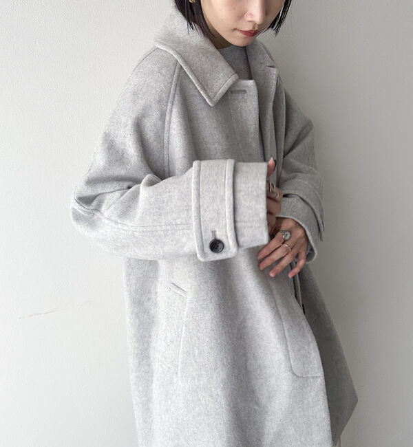 Doux archives「ステンカラーミドルコート」|ダッフルコート|
