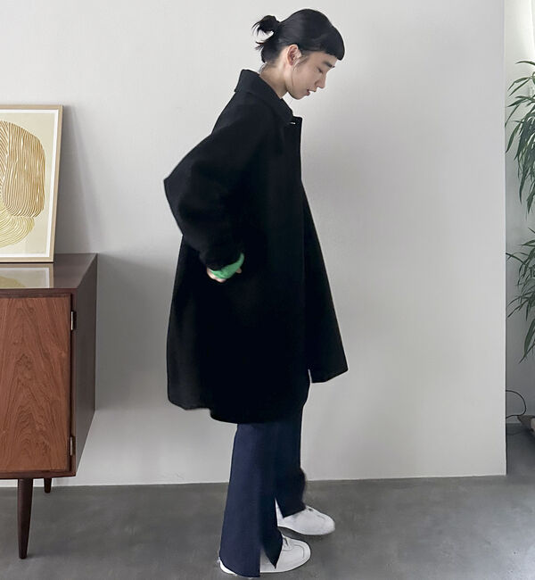 Doux archives「ステンカラーミドルコート」|ダッフルコート|