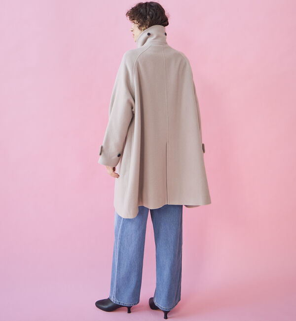 Doux archives「ステンカラーミドルコート」|ダッフルコート|