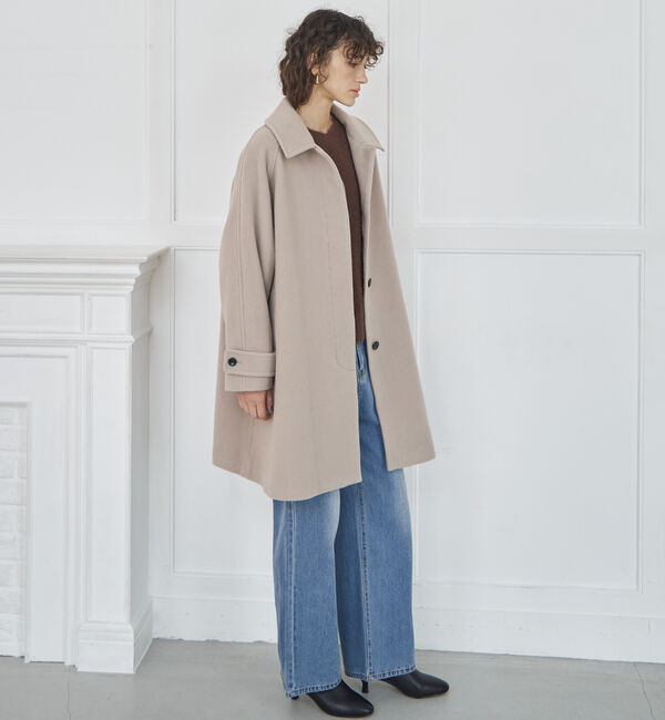 Doux archives「ステンカラーミドルコート」|ダッフルコート|