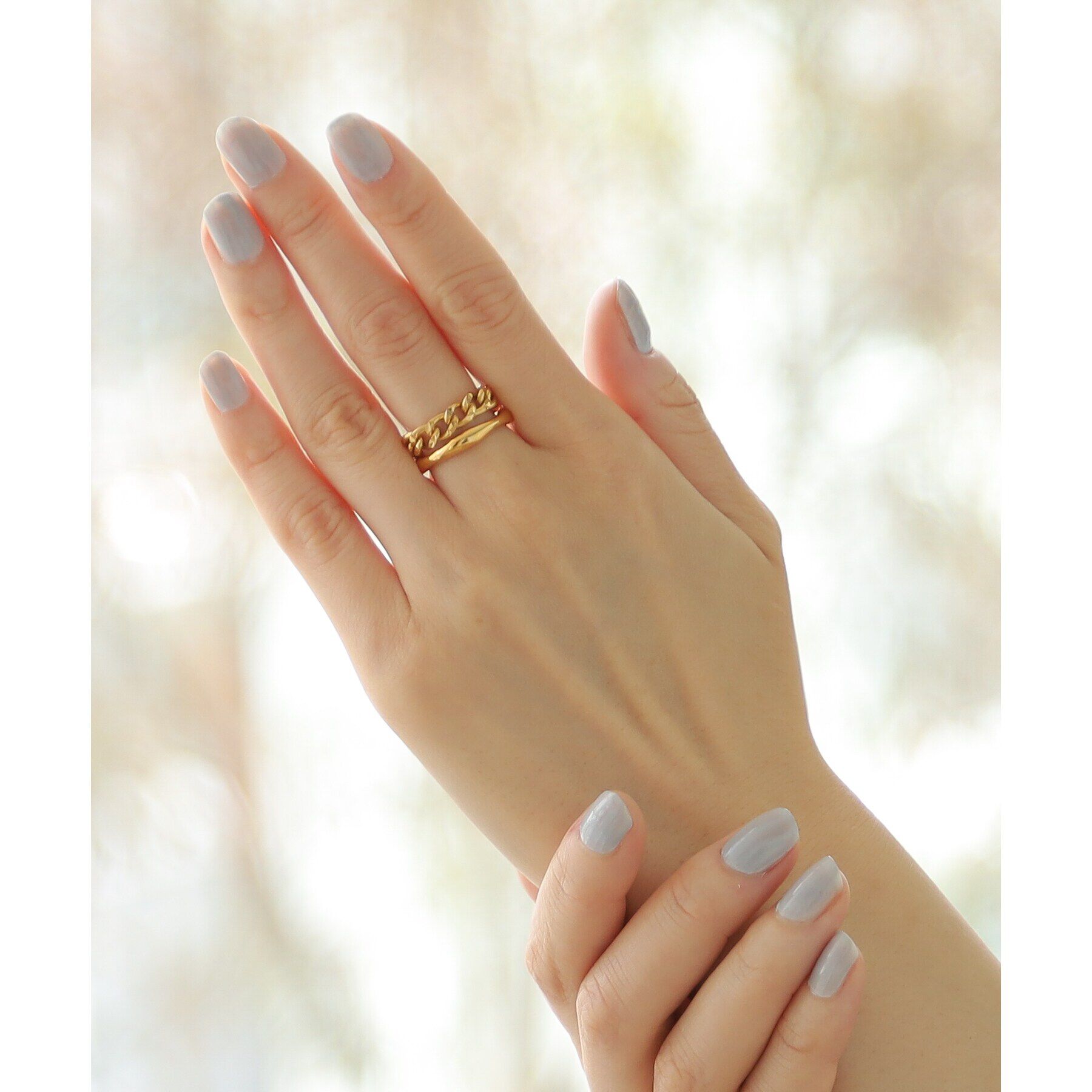 COCOSHNIK ONKITSCH「シルバー ニュアンスリングS GP」|リング|