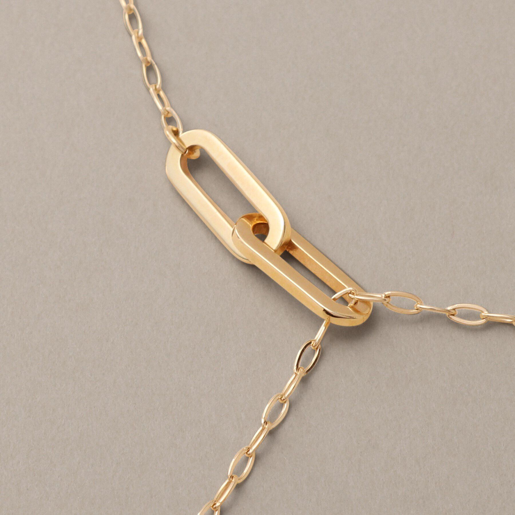 COCOSHNIK「K10ダイヤモンド ケーブルチェーンモチーフY ネックレス」|ネックレス|