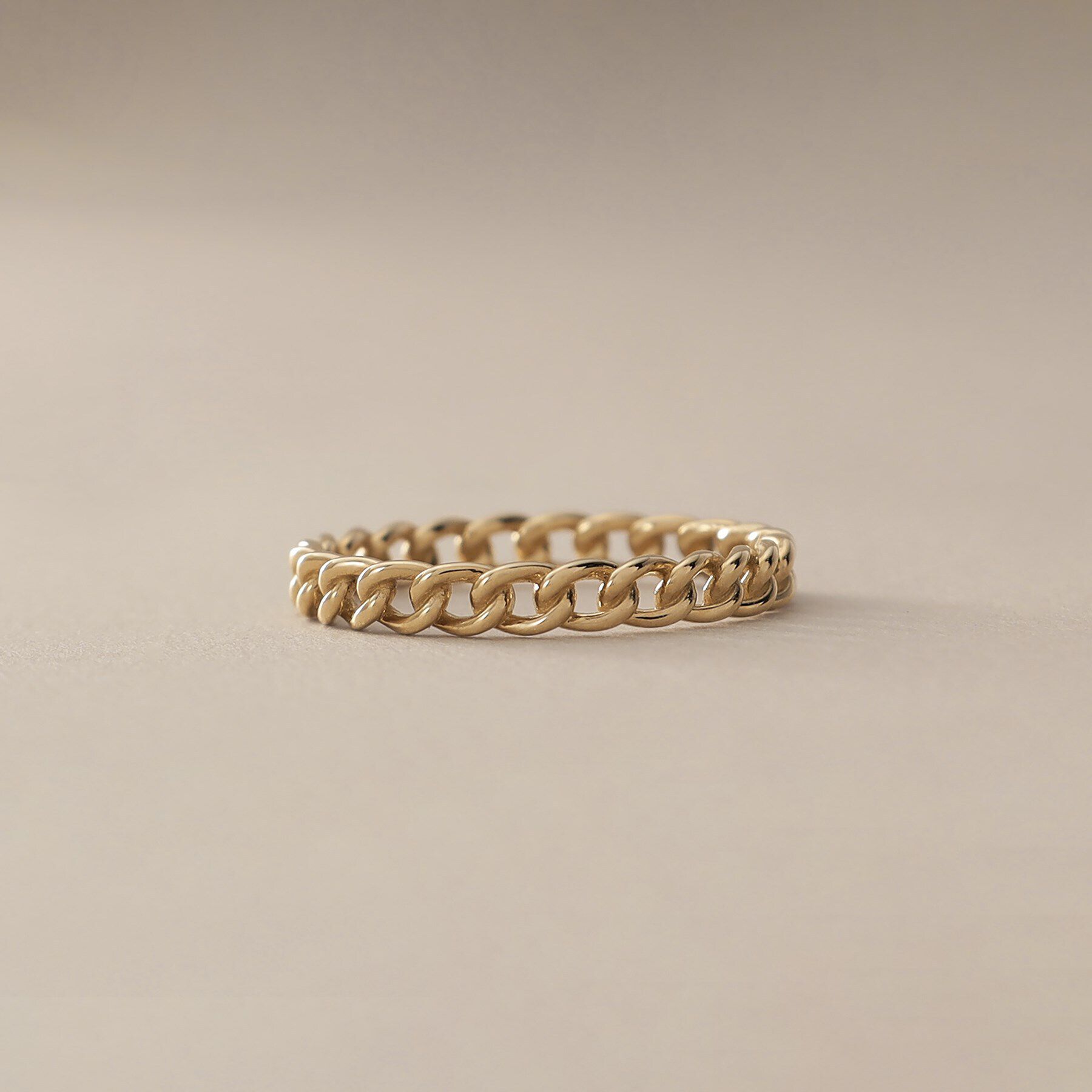 COCOSHNIK「K10キヘイチェーンモチーフ リング」|リング|