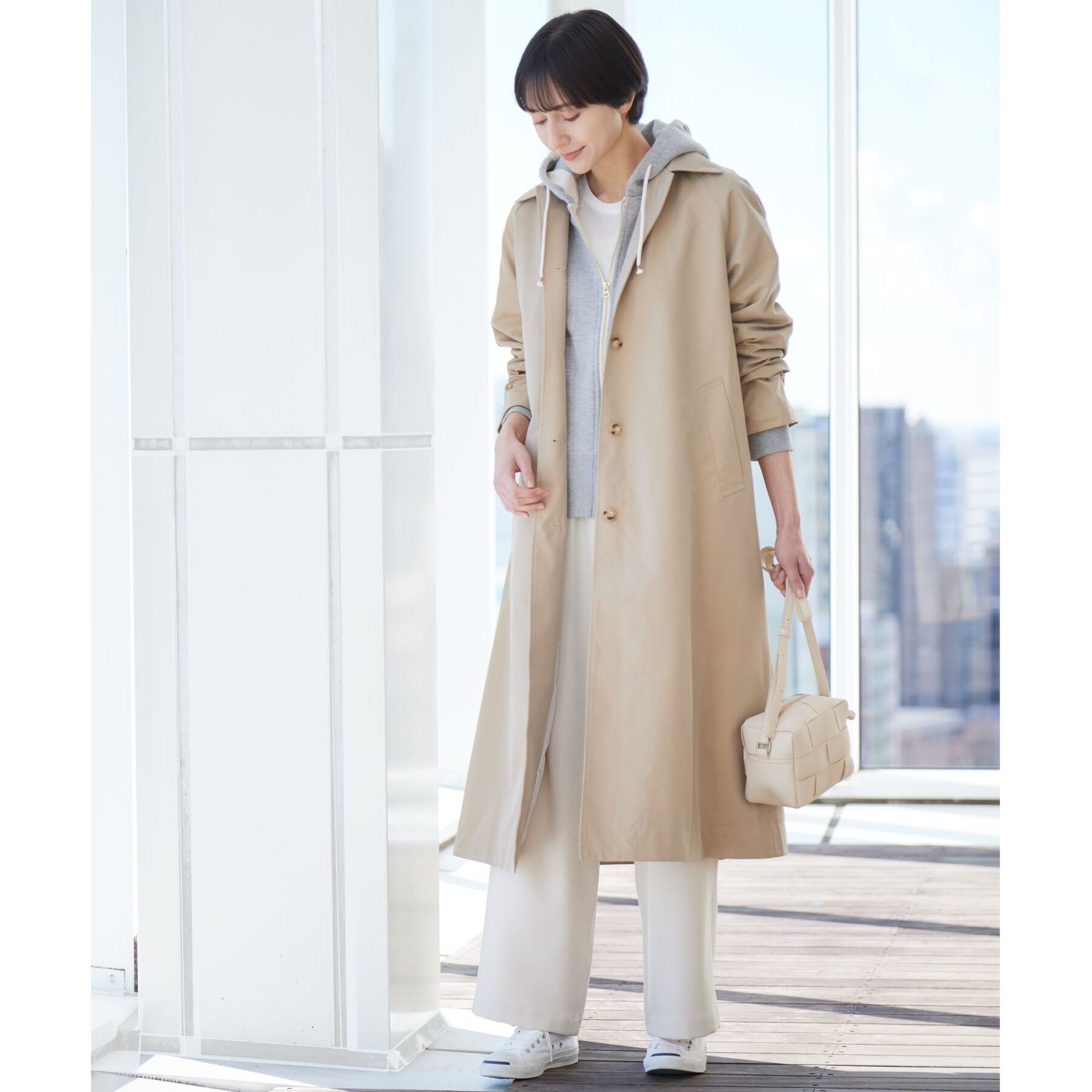 Dessin「【洗える】ステンカラーコート（S～L）」|ステンカラーコート|