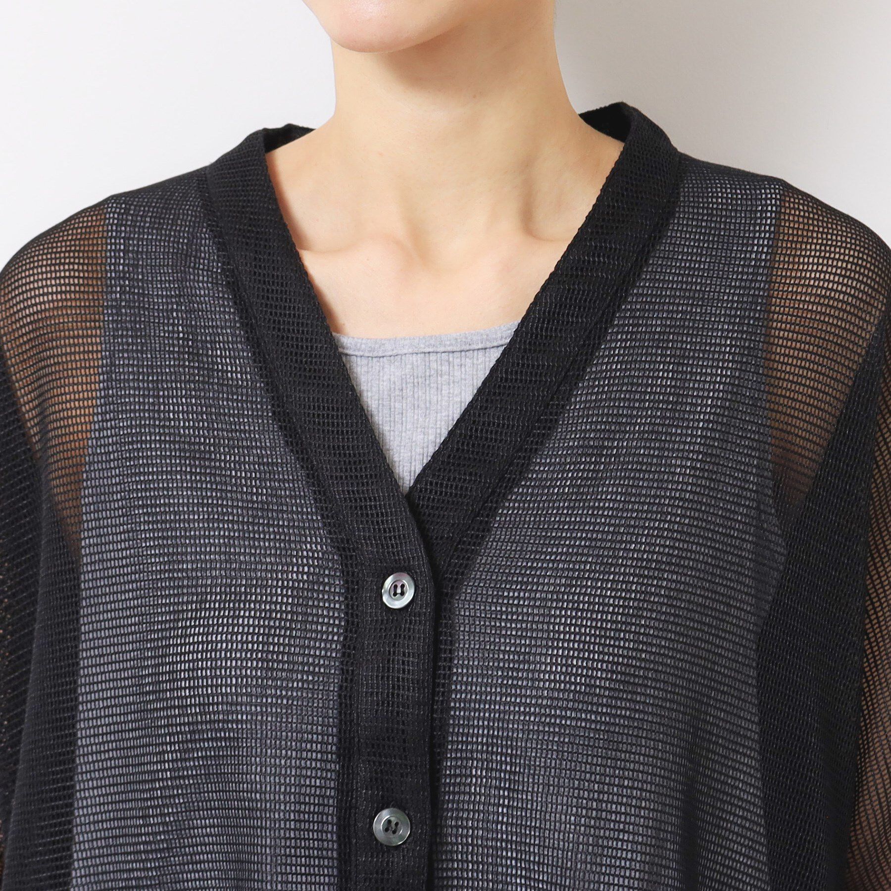 Dessin「【洗える】メッシュカーディガン」|カーディガン|