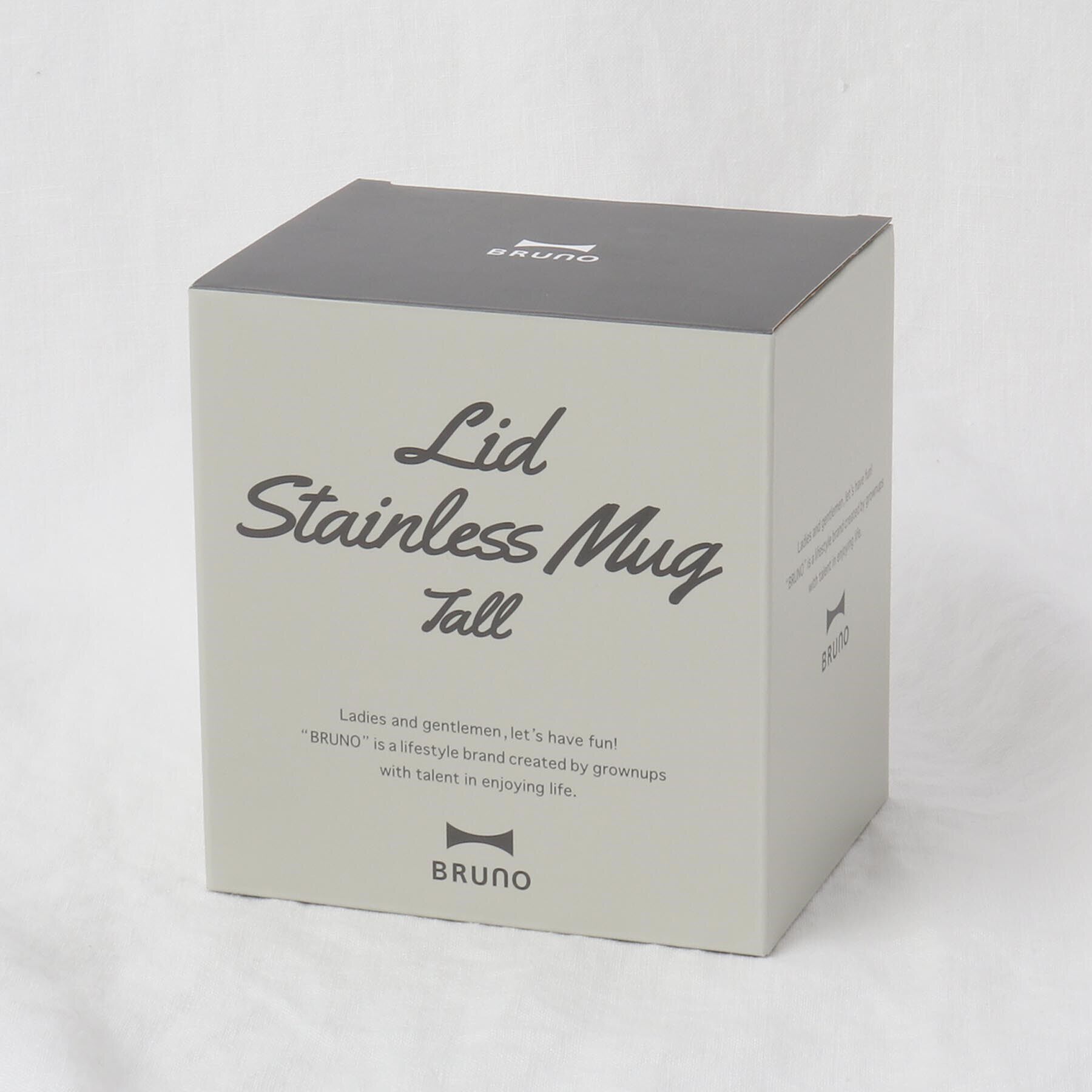 212 KITCHEN STORE「蓋つきステンレスマグ tallGRG ＜BRUNO ブルーノ＞」|グラス・マグカップ|