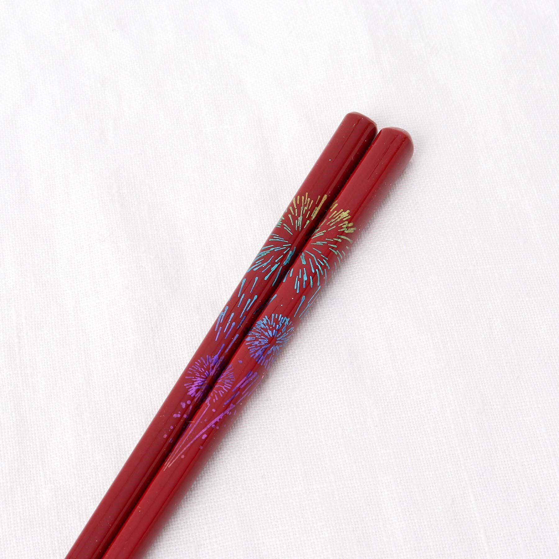 212 KITCHEN STORE「桐箱入り 箸・箸置きセット 虹花火 21cm」|食器・キッチングッズ|