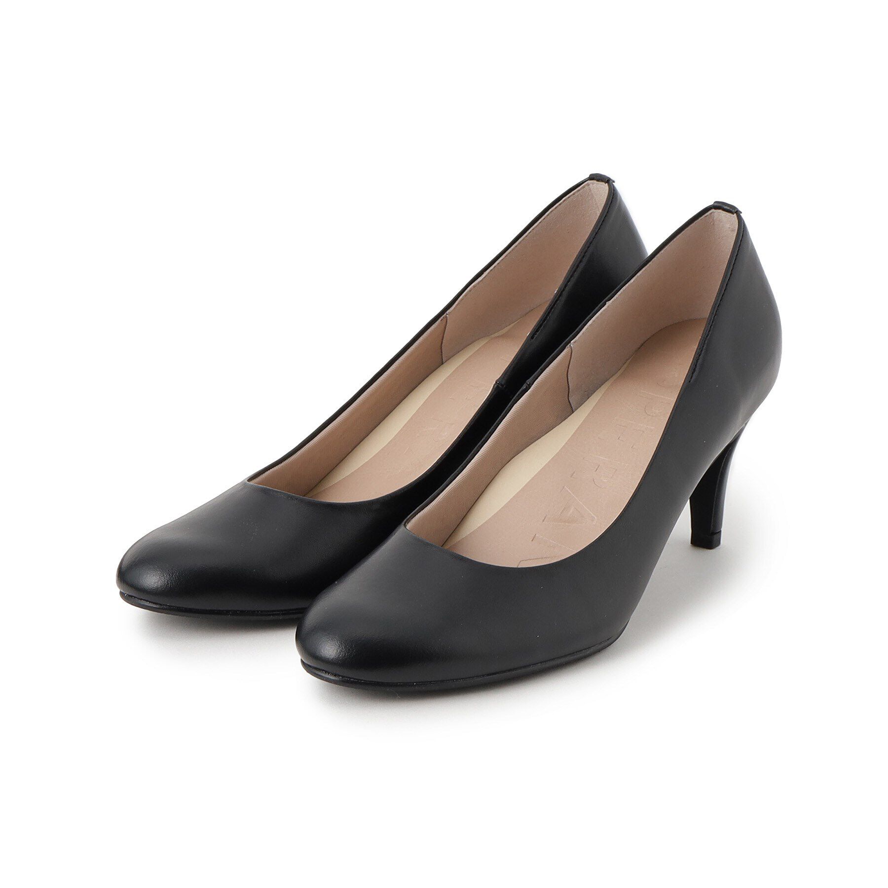ESPERANZA「ラウンドトゥパンプスEveryDay＜約7cmヒール＞ レイン対応」|パンプス|ブラック(019)
