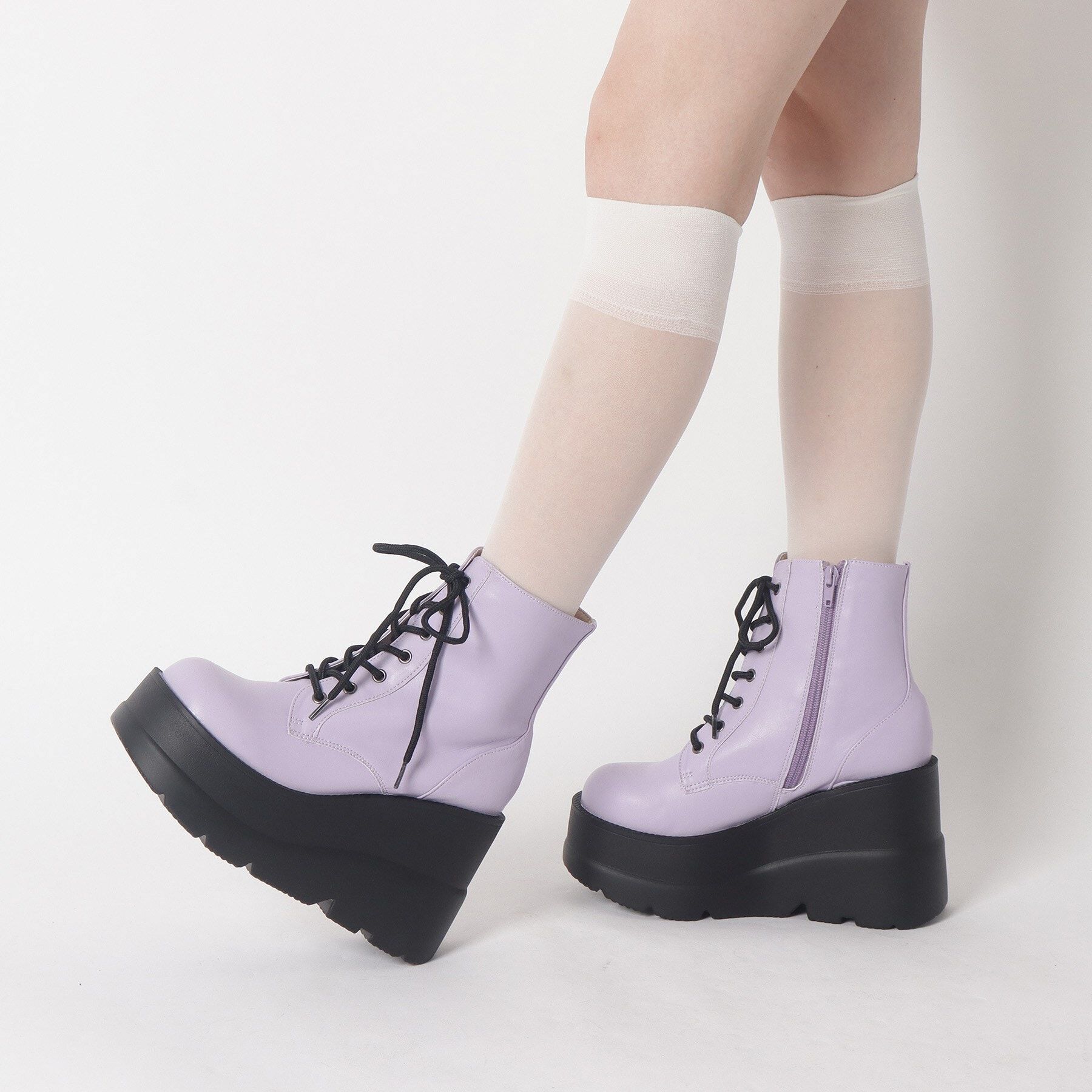 csT&P「厚底レースアップブーツ」|ショートブーツ|