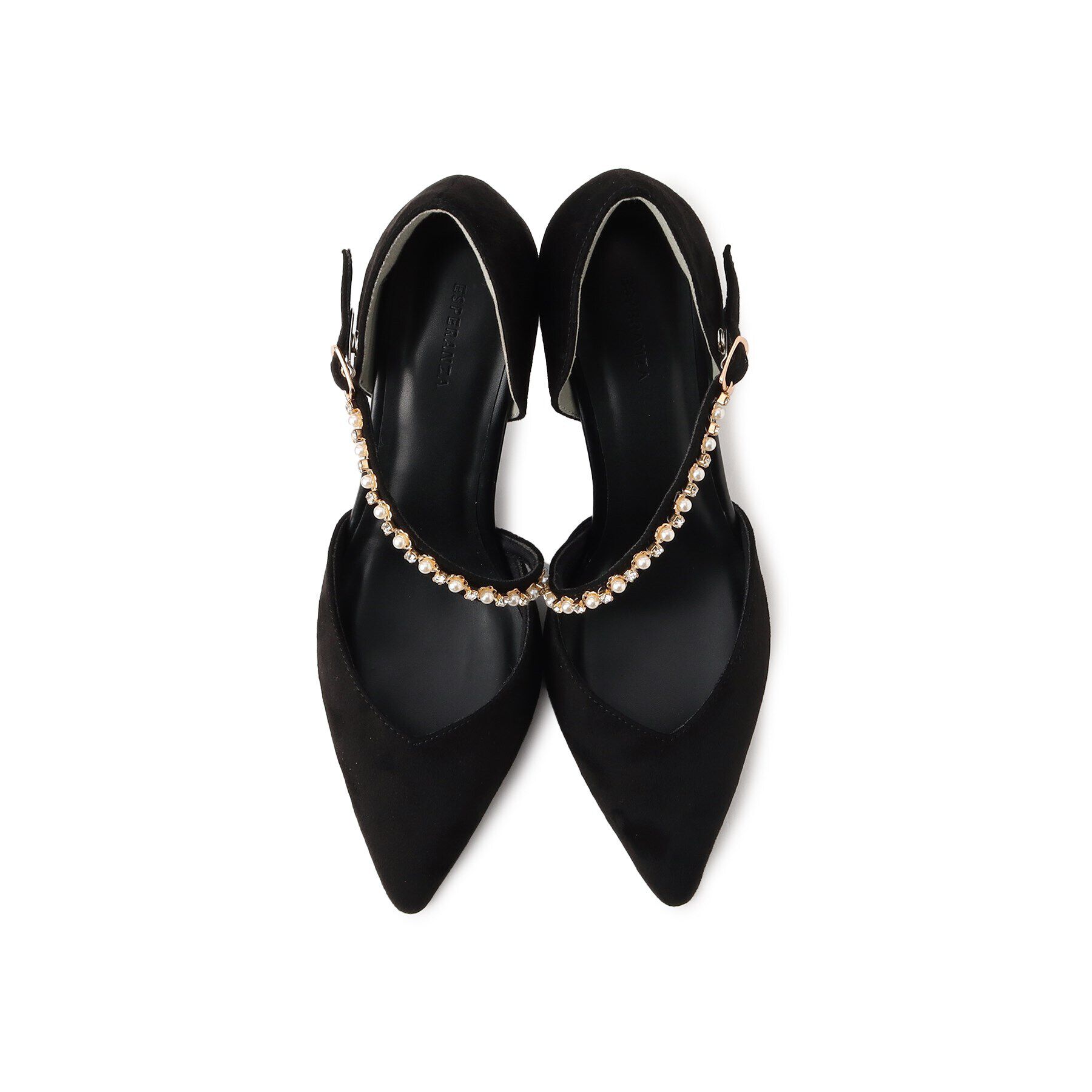 ESPERANZA「斜めストラップパンプス 結婚式二次会 パーティー 24SS」|パンプス|