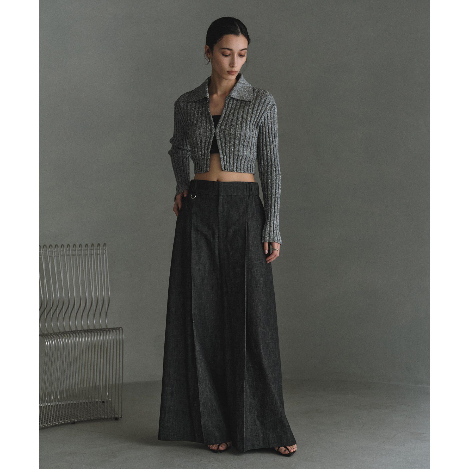 CODE A「pleated wide leg trousers」|その他|